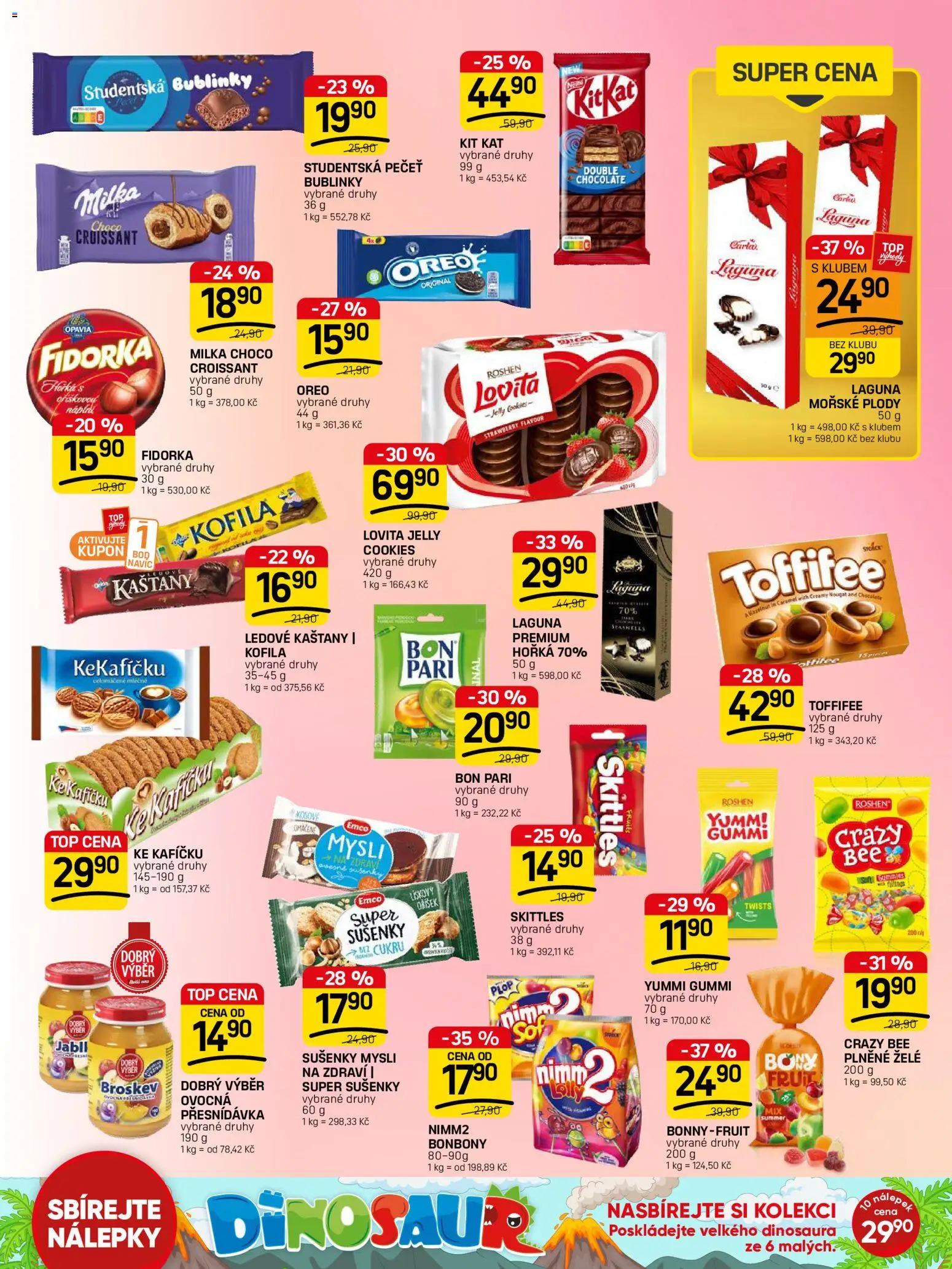 Flop leták - FlopTop od 22.07.2026 | Strana: 9 | Produkty: Skittles, Ledové kaštany, Oreo, Sušenky