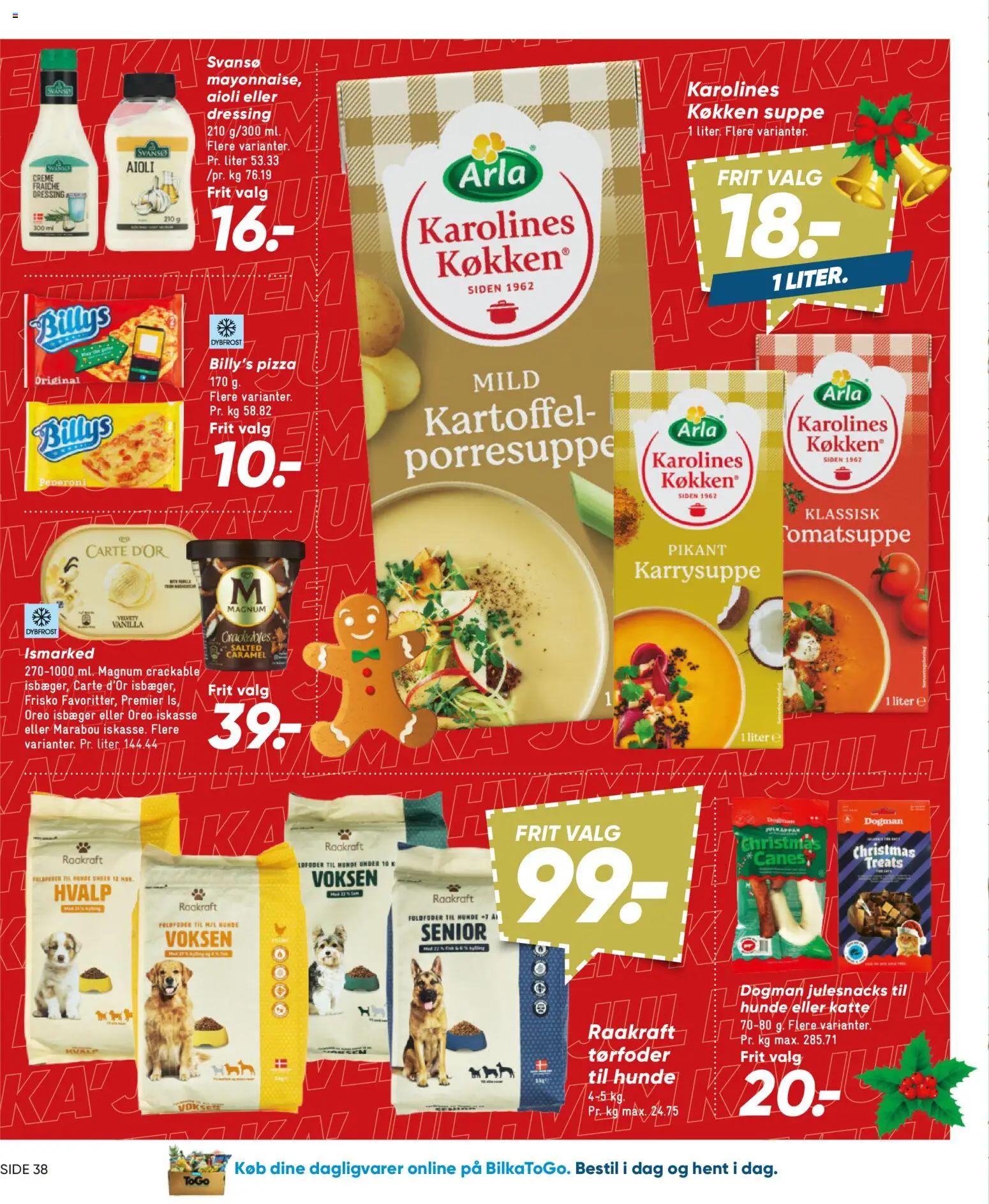 Bilka tilbudsavis – gyldig fra 30/10/2026 | Side: 54 | Produkter: Dagligvarer, Pizza, Dressing, Suppe