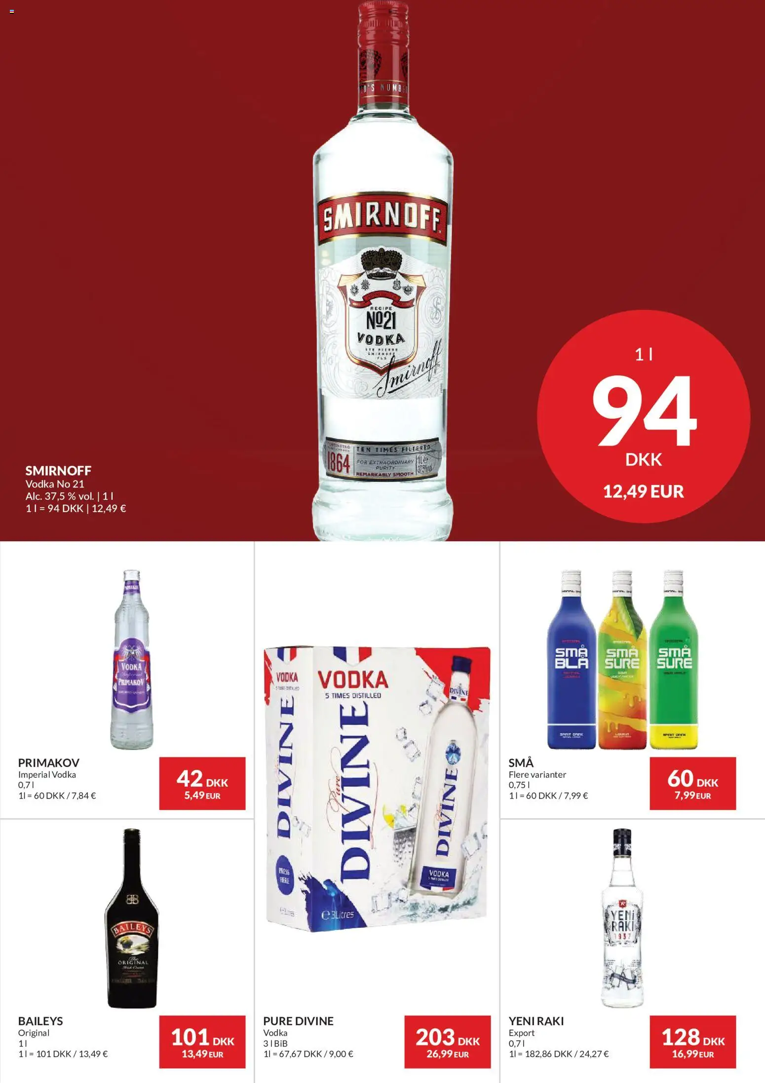 Nielsen Discount tilbudsavis – gyldig fra 01/10/2026 | Side: 31 | Produkter: Baileys, Vodka