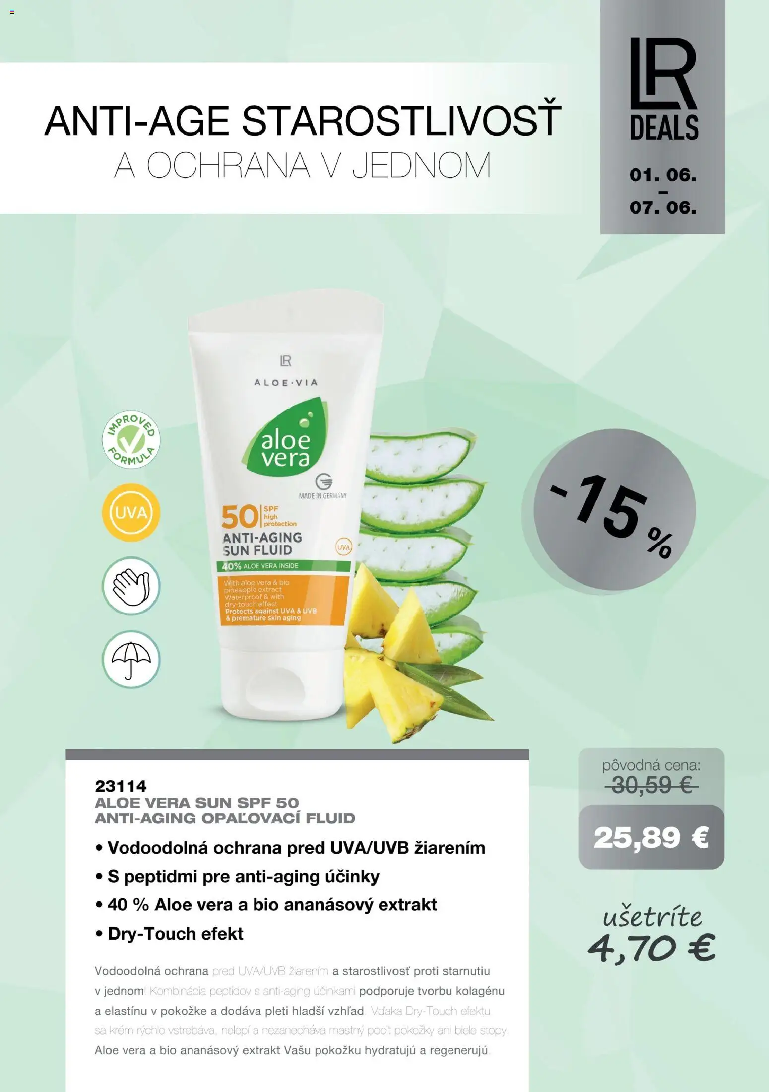 Nové LR akcie – leták je platný od 01.06.2026 | Strana: 19 | Produkty: Krém