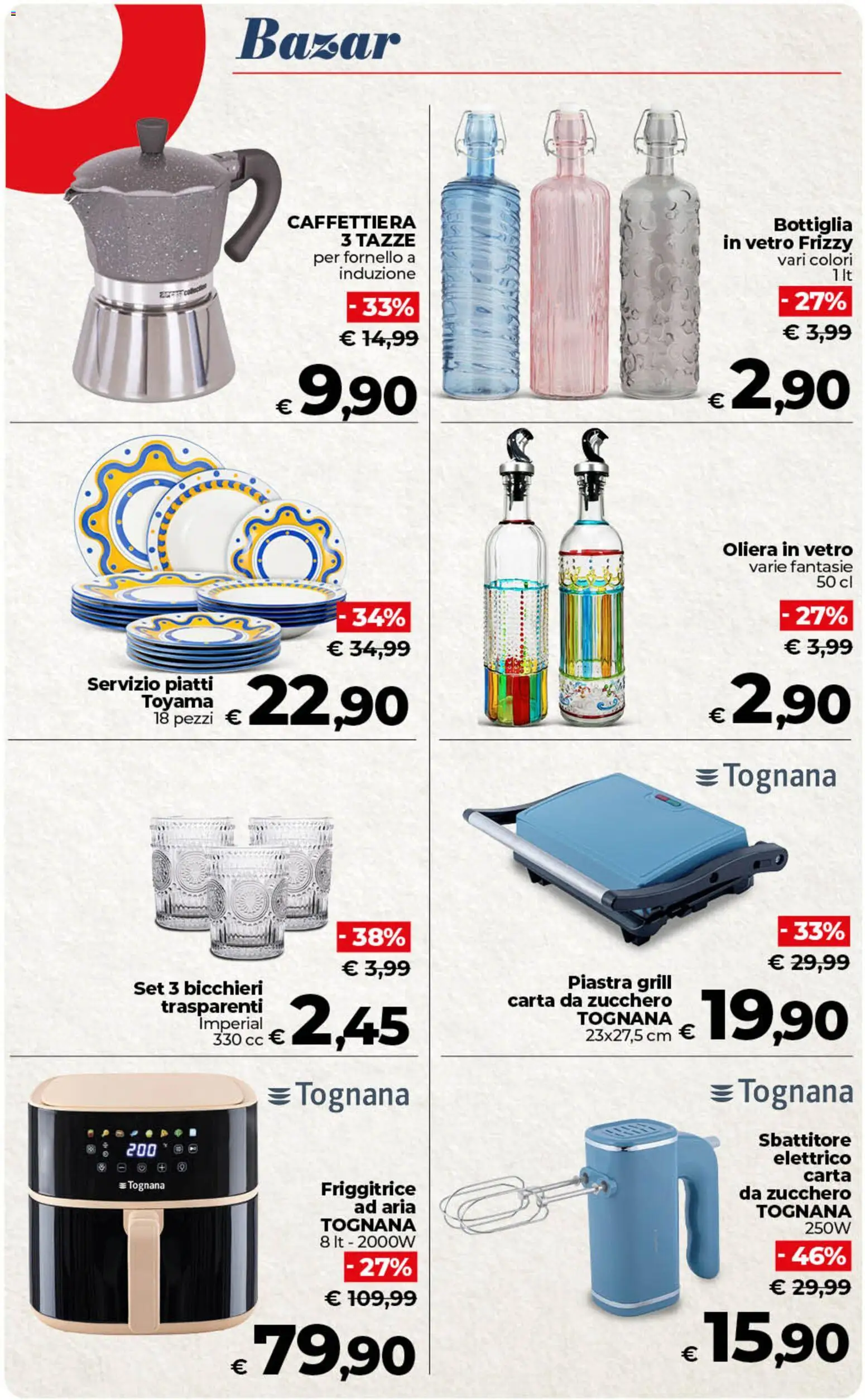 Volantino COOP del 21/08/2026 | Pagina: 50 | Prodotti: Piatti, Zucchero, Fornello, Bottiglia