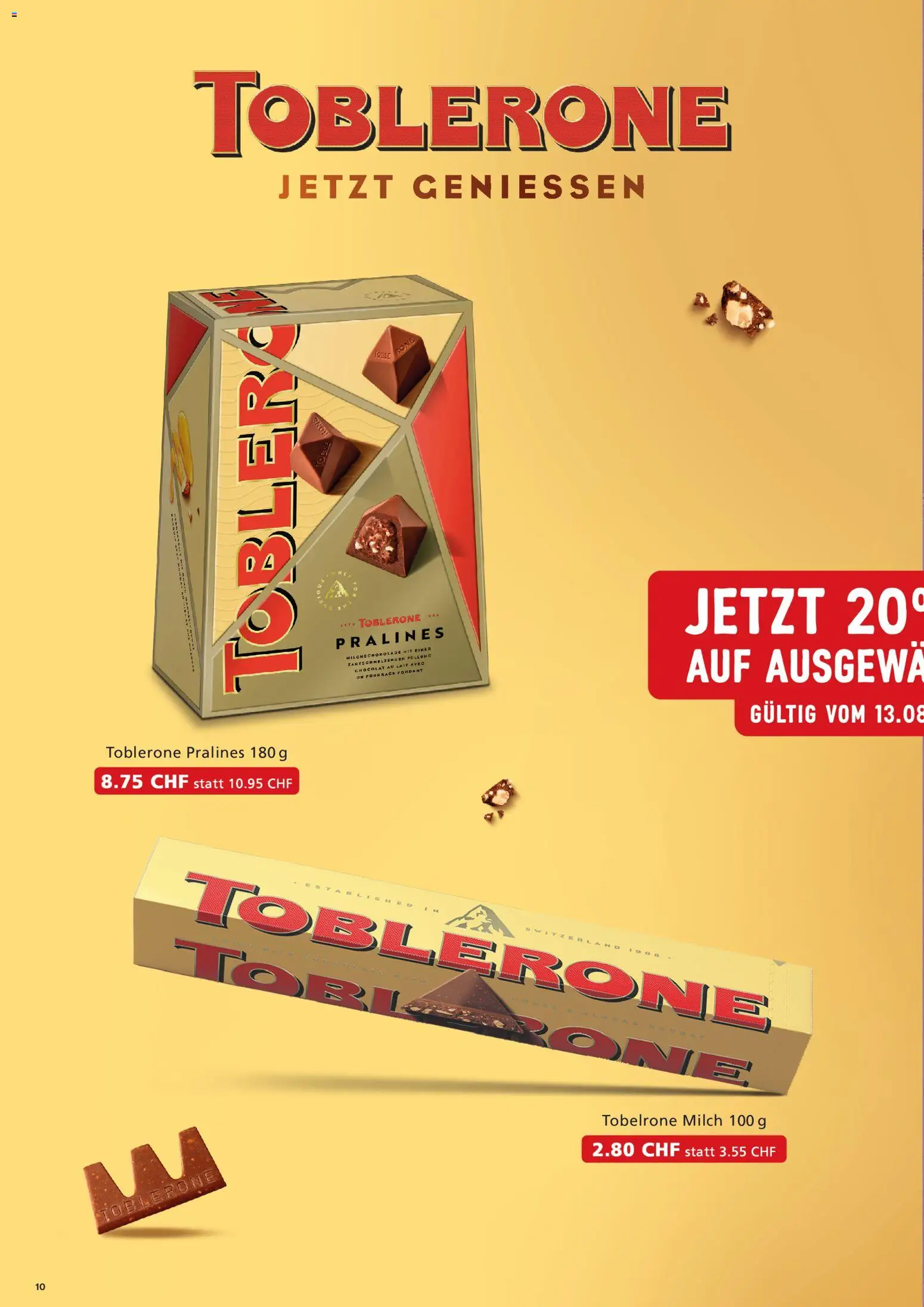 SPAR aktionen – gültig ab 13.08.2026 | Seite: 10 | Produkte: Milch