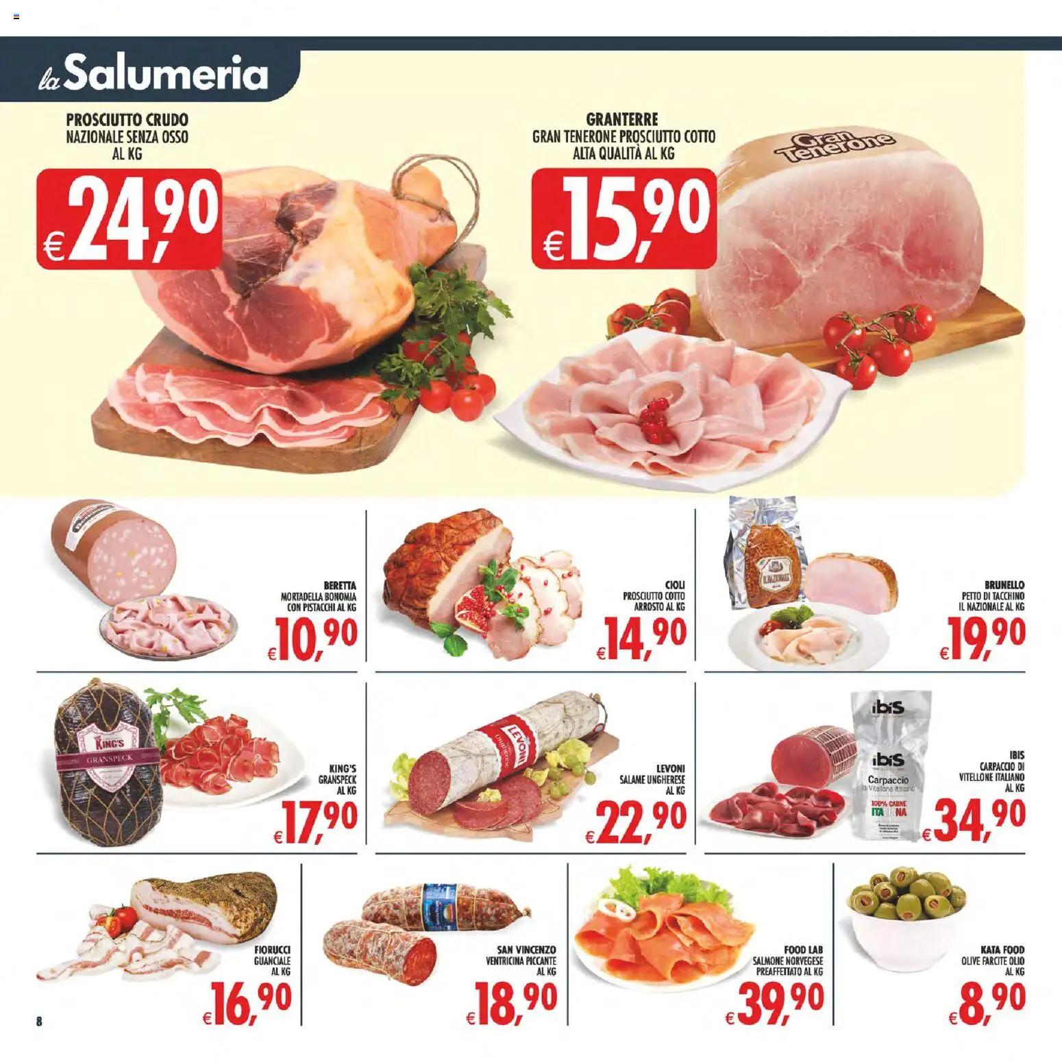 Volantino Decò del 08.05.2026 | Pagina: 9 | Prodotti: Arrosto, Prosciutto Crudo, Prosciutto Cotto, Pistacchi
