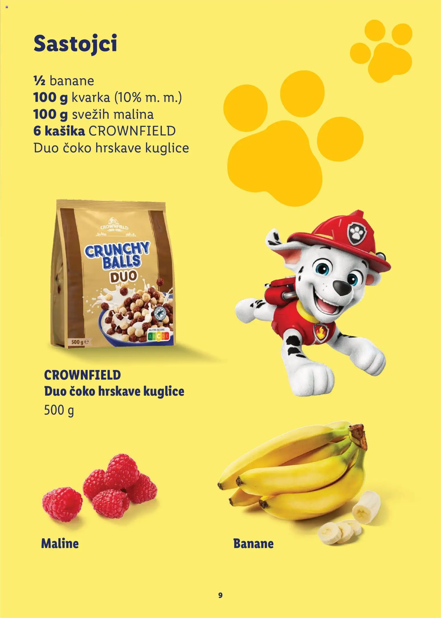 Lidl katalog - važi od 24.07.2026 | Strana: 9 | Proizvode: Malina, Banane