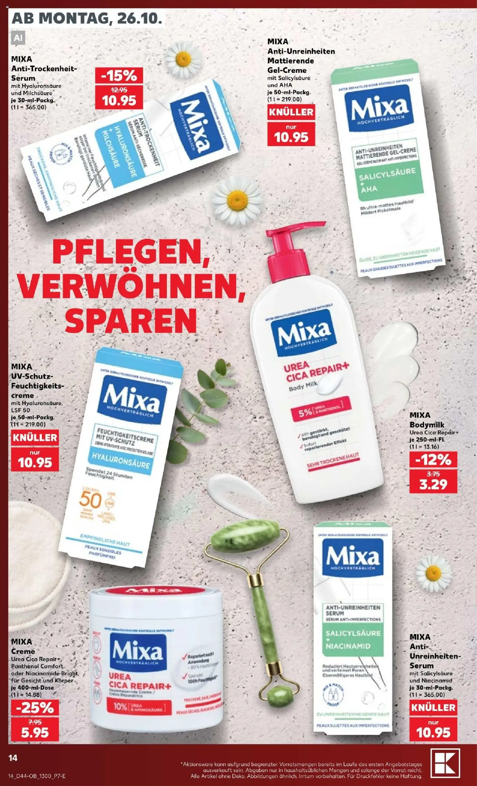 Kaufland Prospekt – gültig ab 26.10.2026 | Seite: 14 | Produkte: Creme, Body Milk, Serum