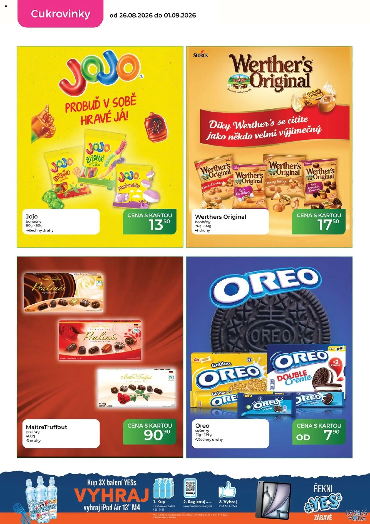 Tamda Foods leták od 26.08.2026 | Strana: 28 | Produkty: Jojo, Ipad, Cukrovinky, Sušenky