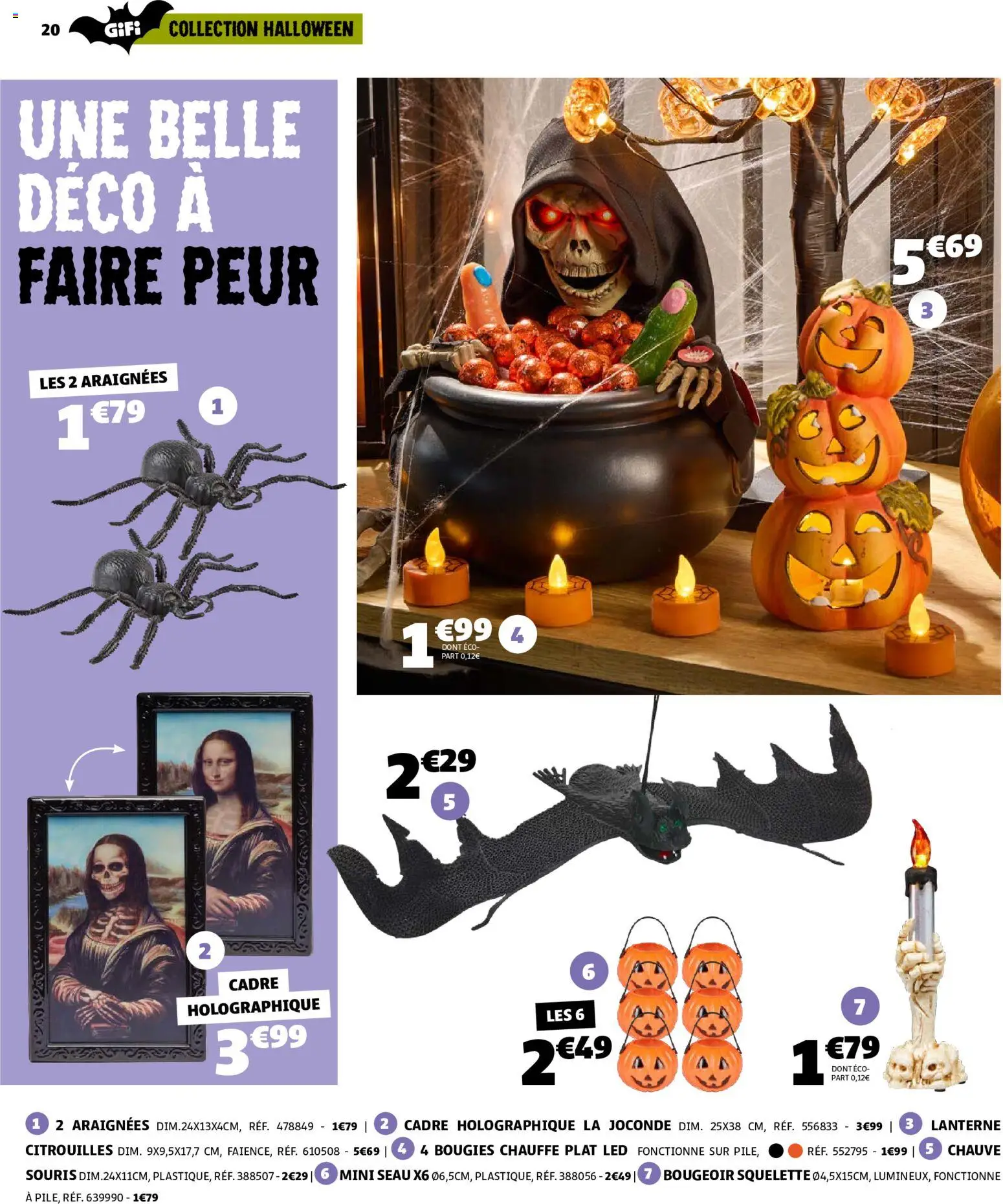 {H1} | Page: 20 | Produits: Souris, Bougies, Cadre