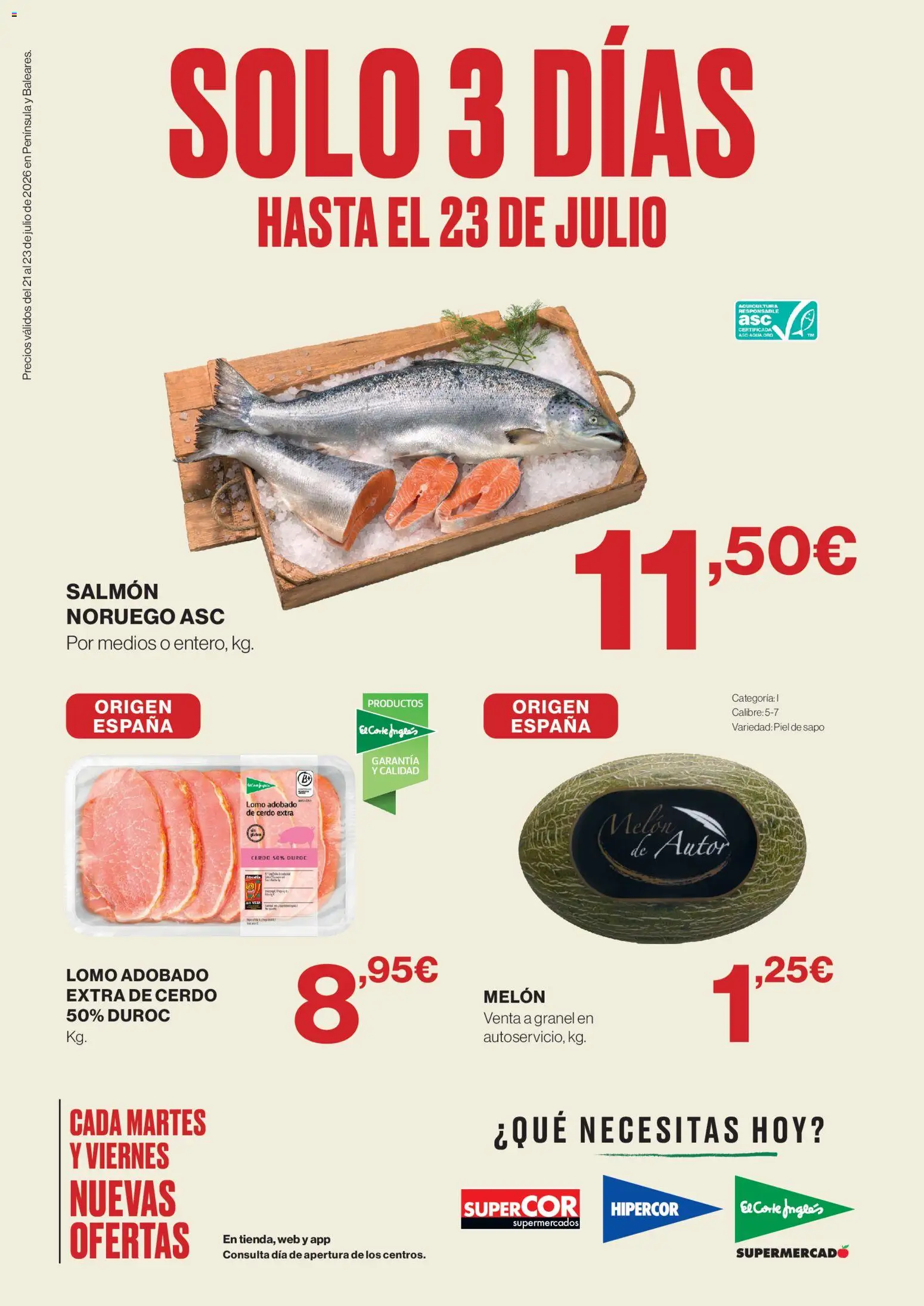 Supercor Península y Baleares │ válido desde el 21/07/2026 | Página: 1 | Productos: Φορτιστής, Cerdo
