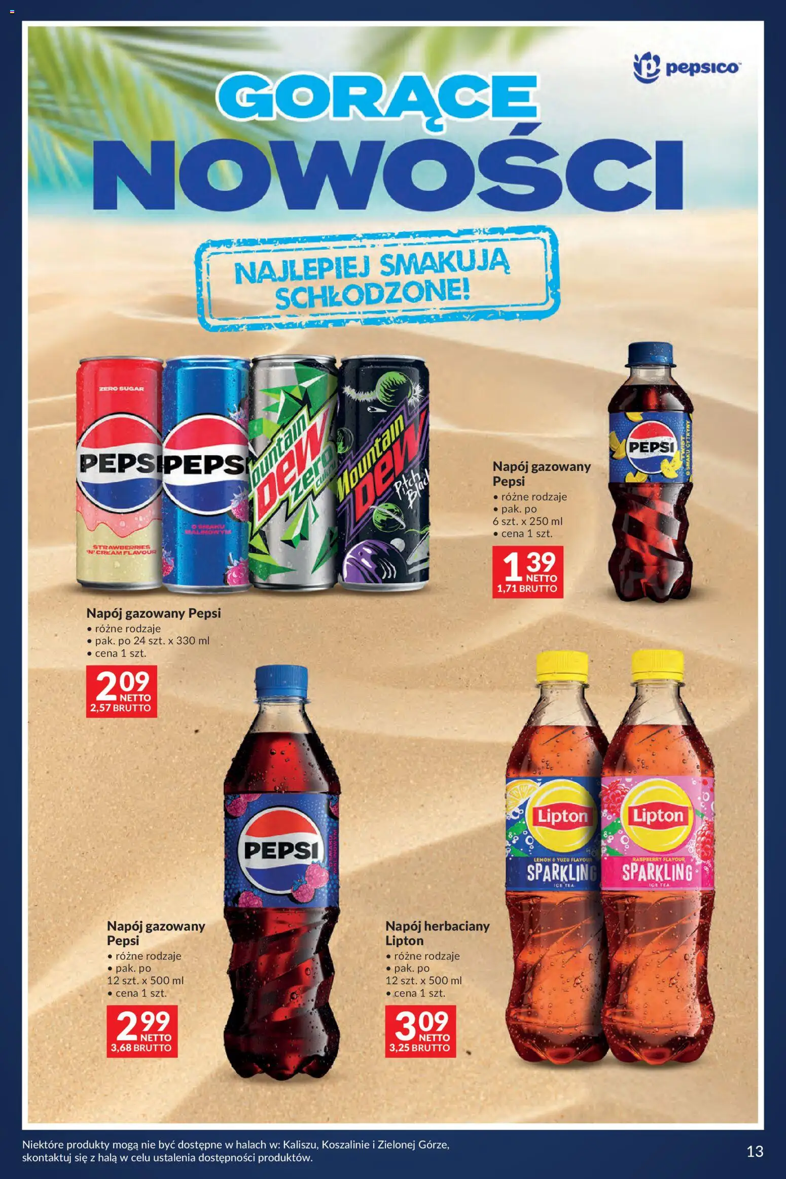 Makro gazetka - Lato pełne inspiracji od 04.08.2026 | Strona: 4 | Produkty: Ice Tea, Pepsi