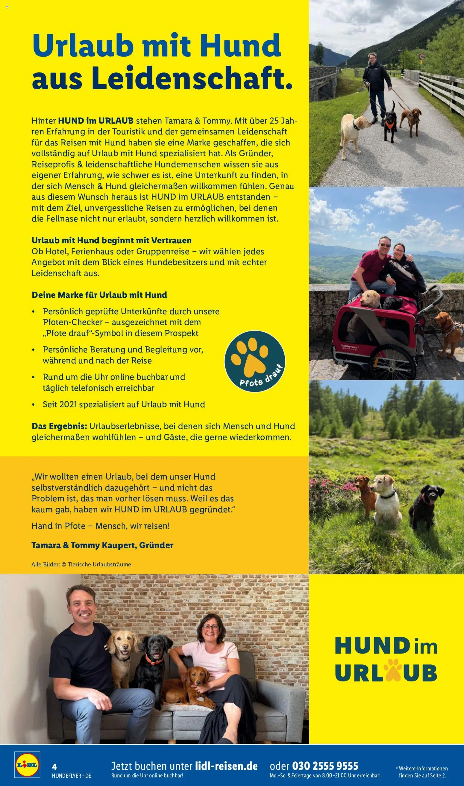 Lidl Reisen Hundeflyer – gültig ab 29.07.2026 | Seite: 4 | Produkte: Bilder, Uhr