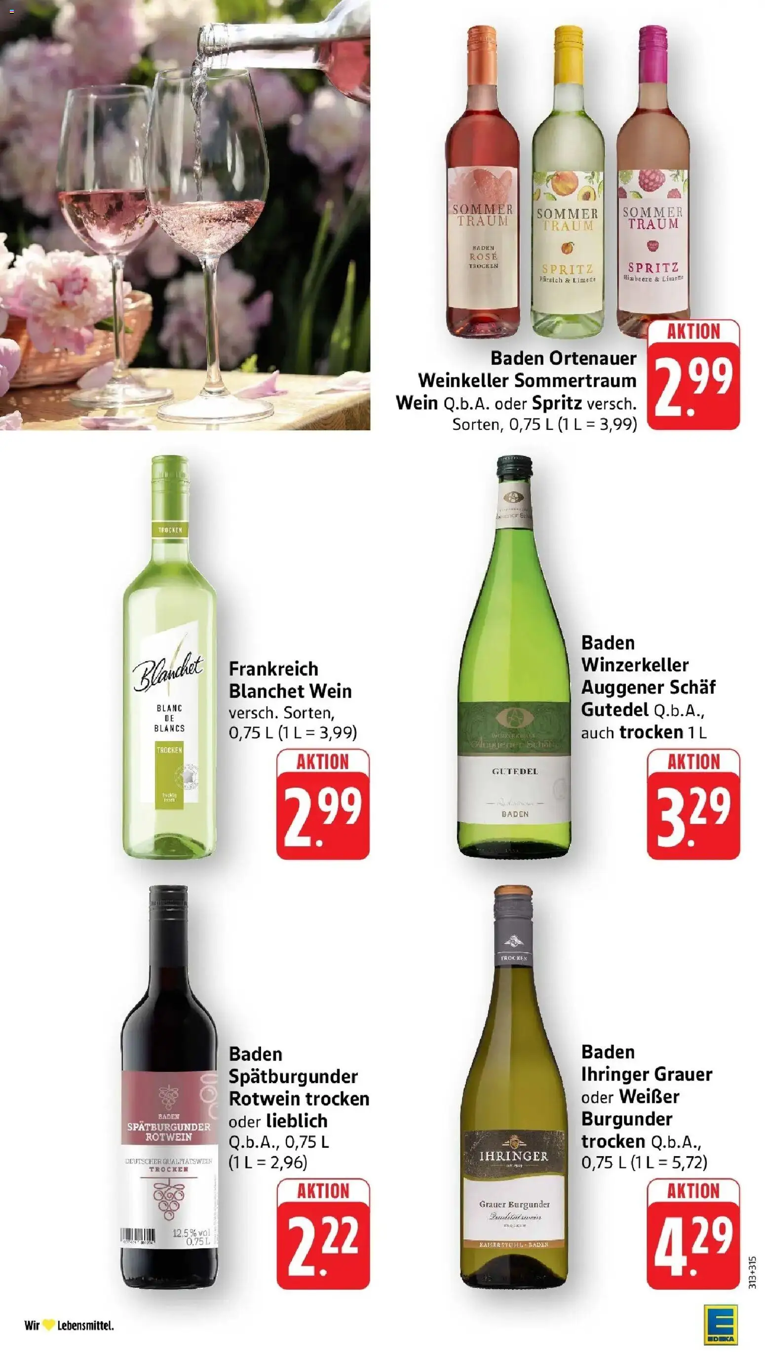 Edeka prospekt Freiburg	 – gültig ab 10.05.2026 | Seite: 40 | Produkte: Rotwein, Rotwein trocken, Himbeere, Wein