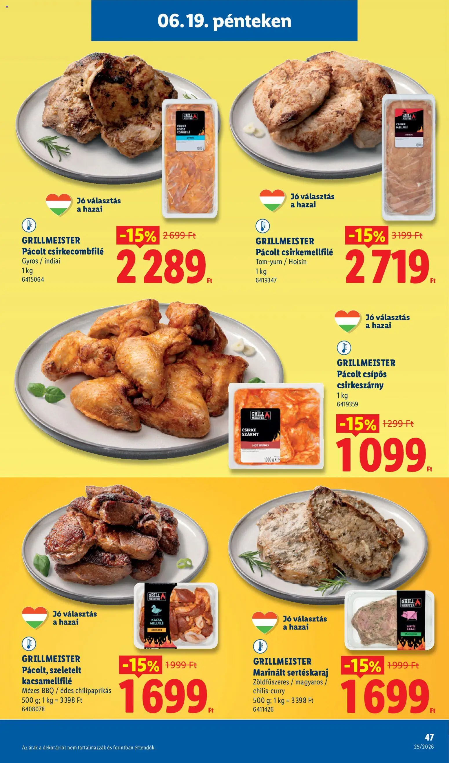 Lidl akciós ujság - amely érvényes a következő dátumtól: 18.06.2026 | Oldal: 47