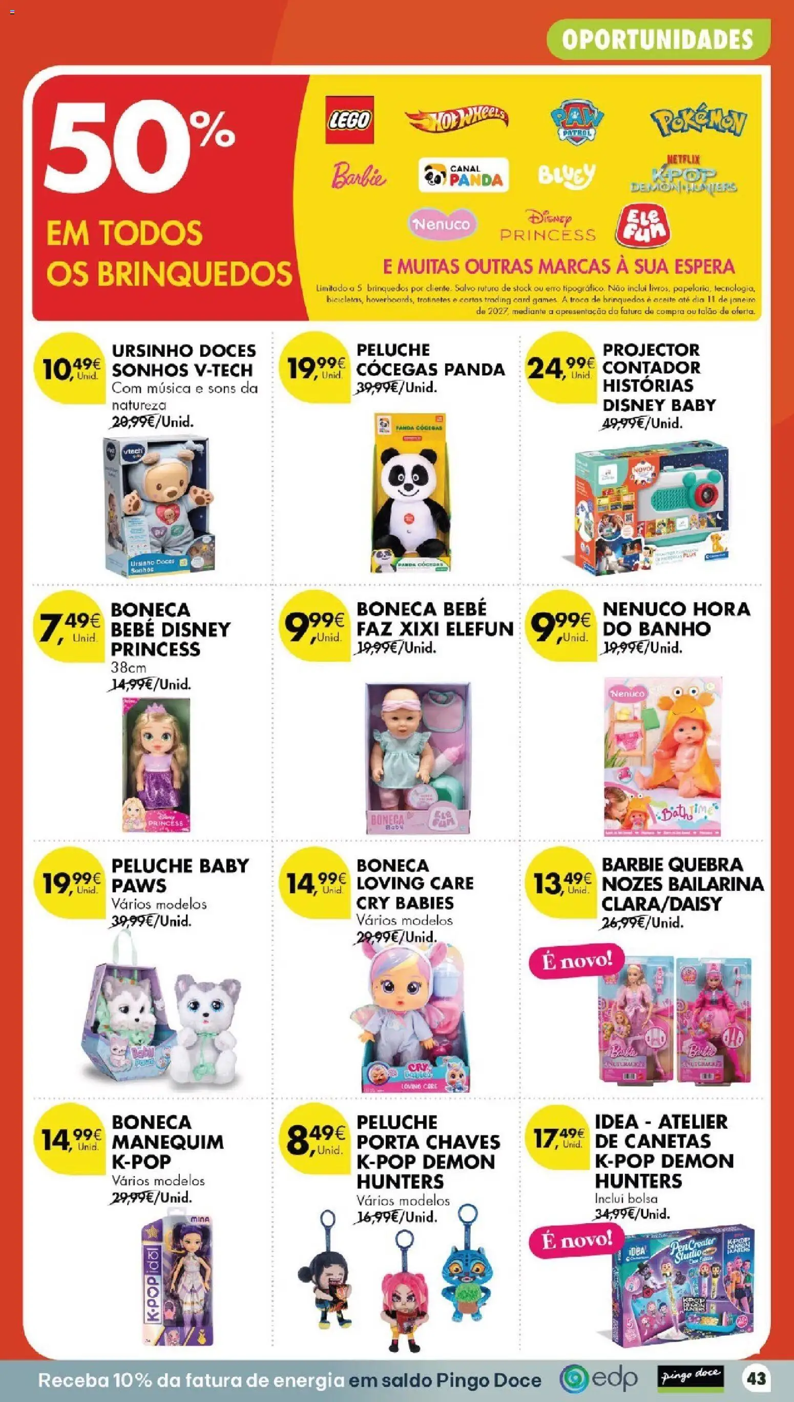 Pingo Doce folheto │ válido de 20/10/2026 | Página: 49 | Produtos: Porta, Banho, Doces, LEGO