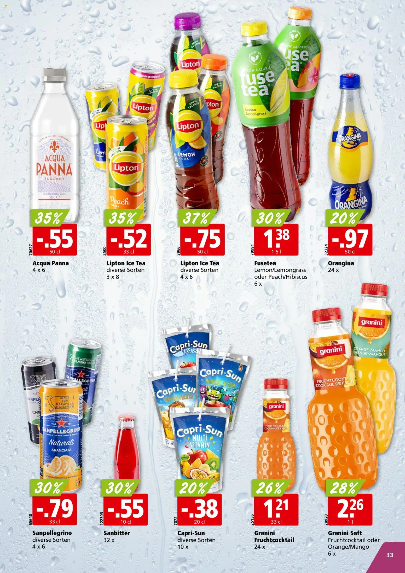Aligro aktionen Chavannes, Matran, Genf, Sitten – gültig ab 26.10.2026 | Seite: 33 | Produkte: Saft, Mango