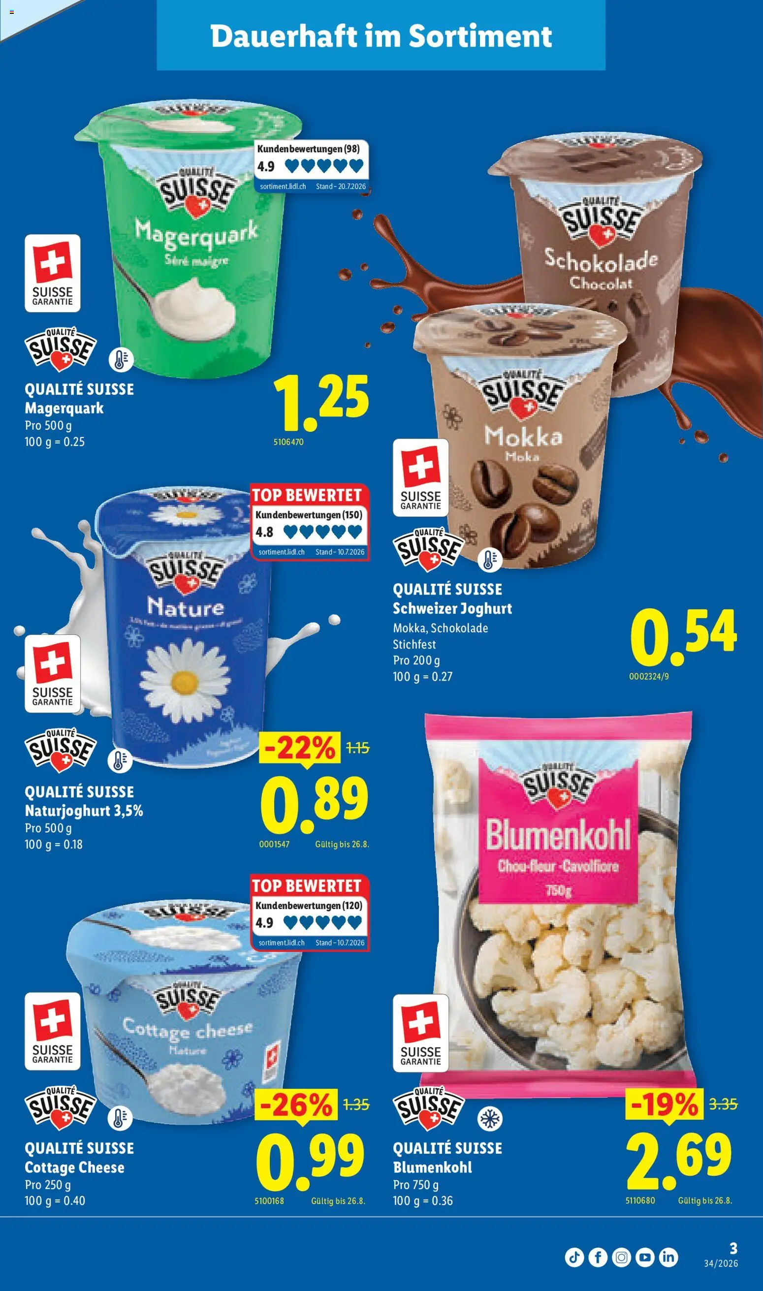 Lidl aktionen Qualité Suisse – gültig ab 20.08.2026 | Seite: 3