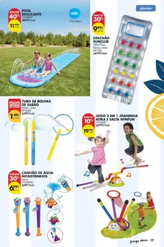 Pré-visualização Pingo Doce Bazar Verão 2 válido de 30/06/2026 | Página: 17 | Produtos: Agua, Piscina, Sabão, Colchão