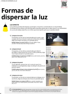 Vista previa Catálogo IKEA Iluminación y hogar inteligente válido desde el 06.03.2026 | Página: 4 | Productos: Lámpara de pared, Cama, Sillón, Lámpara