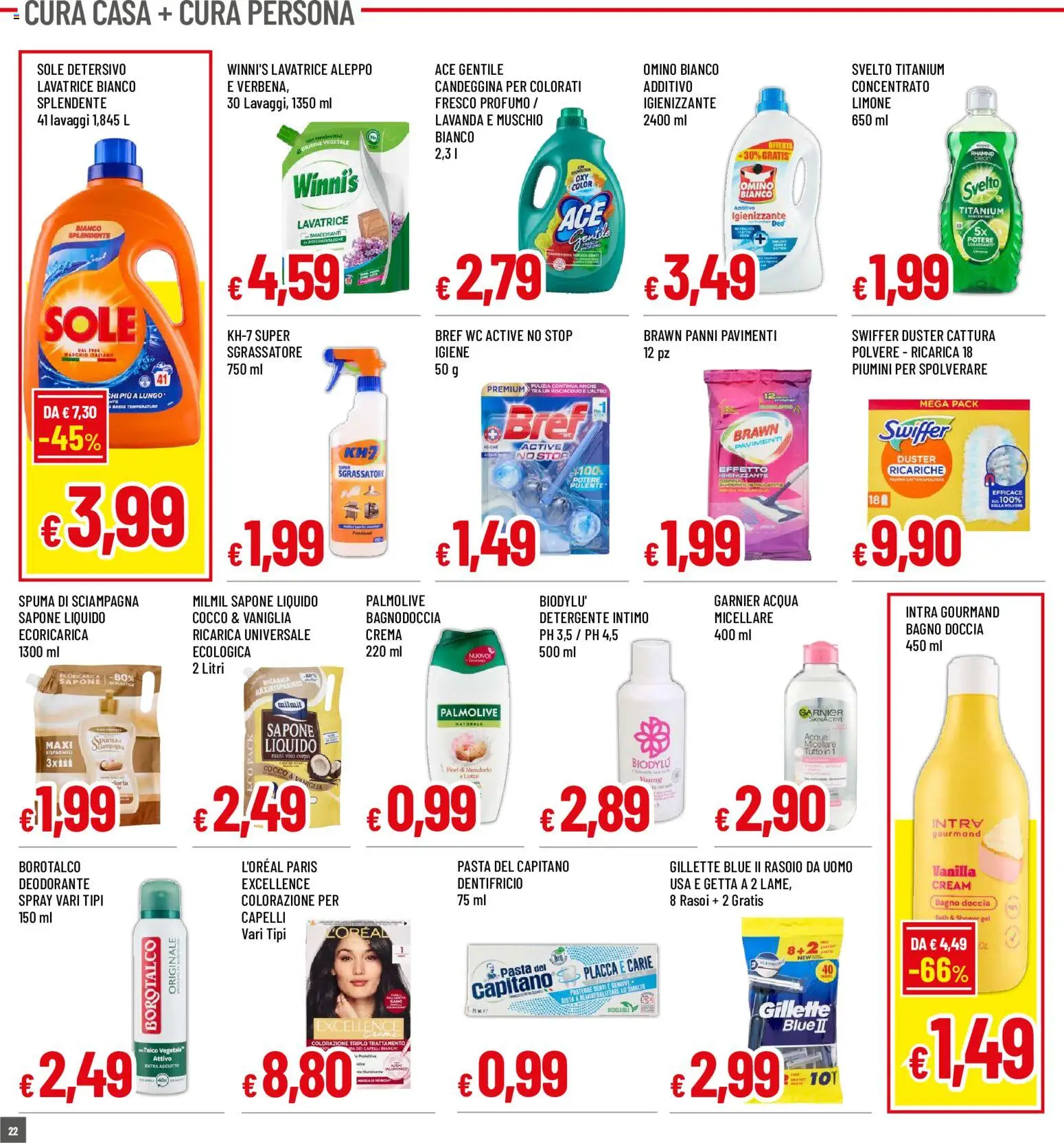 Volantino Galassia del 29/10/2026 | Pagina: 22 | Prodotti: Deodorante, Acqua, Lavanda, Doccia