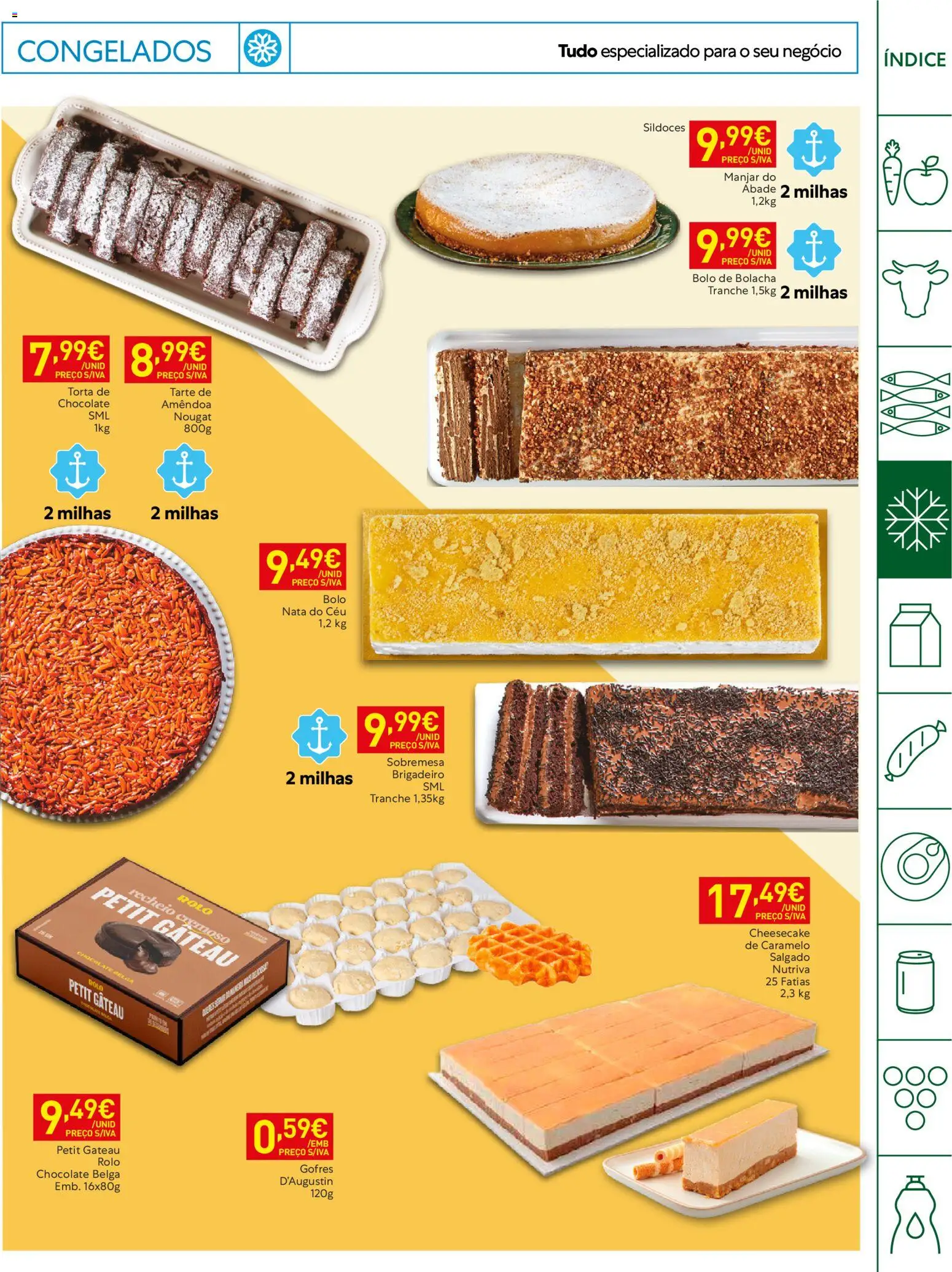 Recheio Horeca Madeira │ válido de 29/09/2026 | Página: 9 | Produtos: Bolo, Chocolate, Petit Gateau, Nata