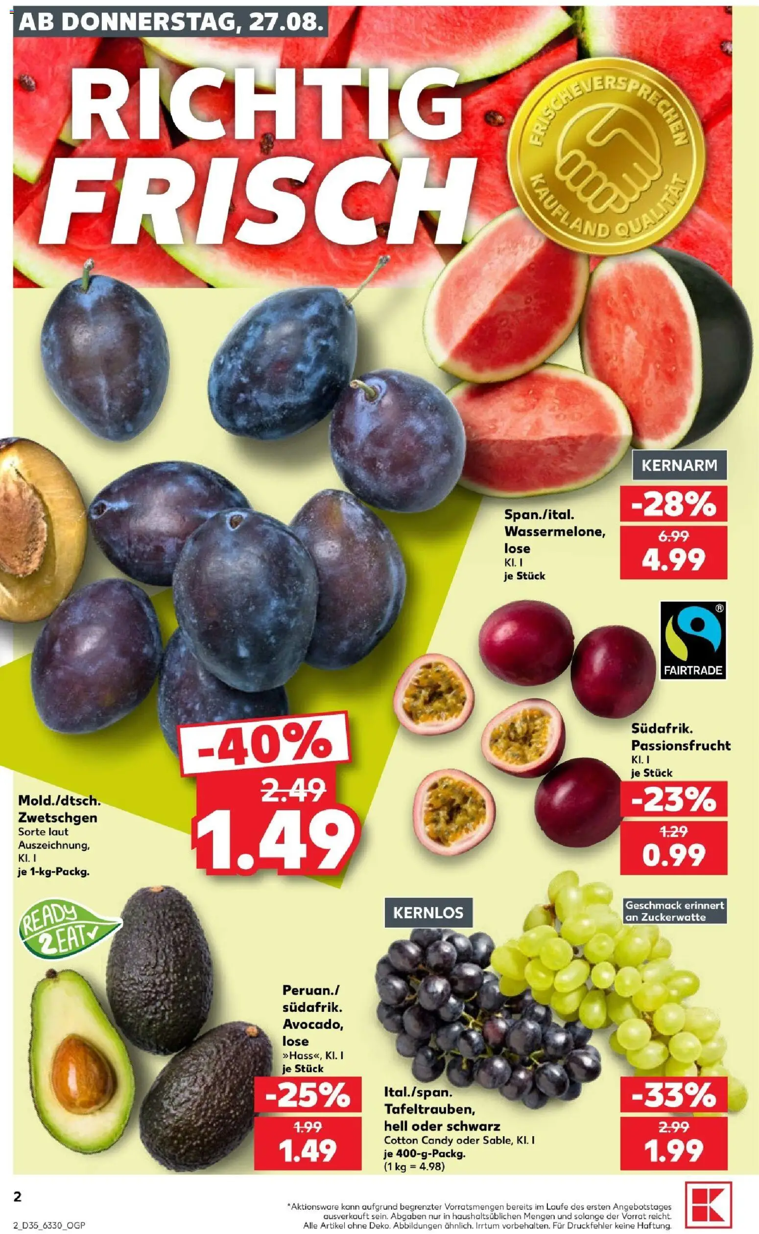 Kaufland Německo leták - Hamburg od 27.08.2026 | Strana: 4