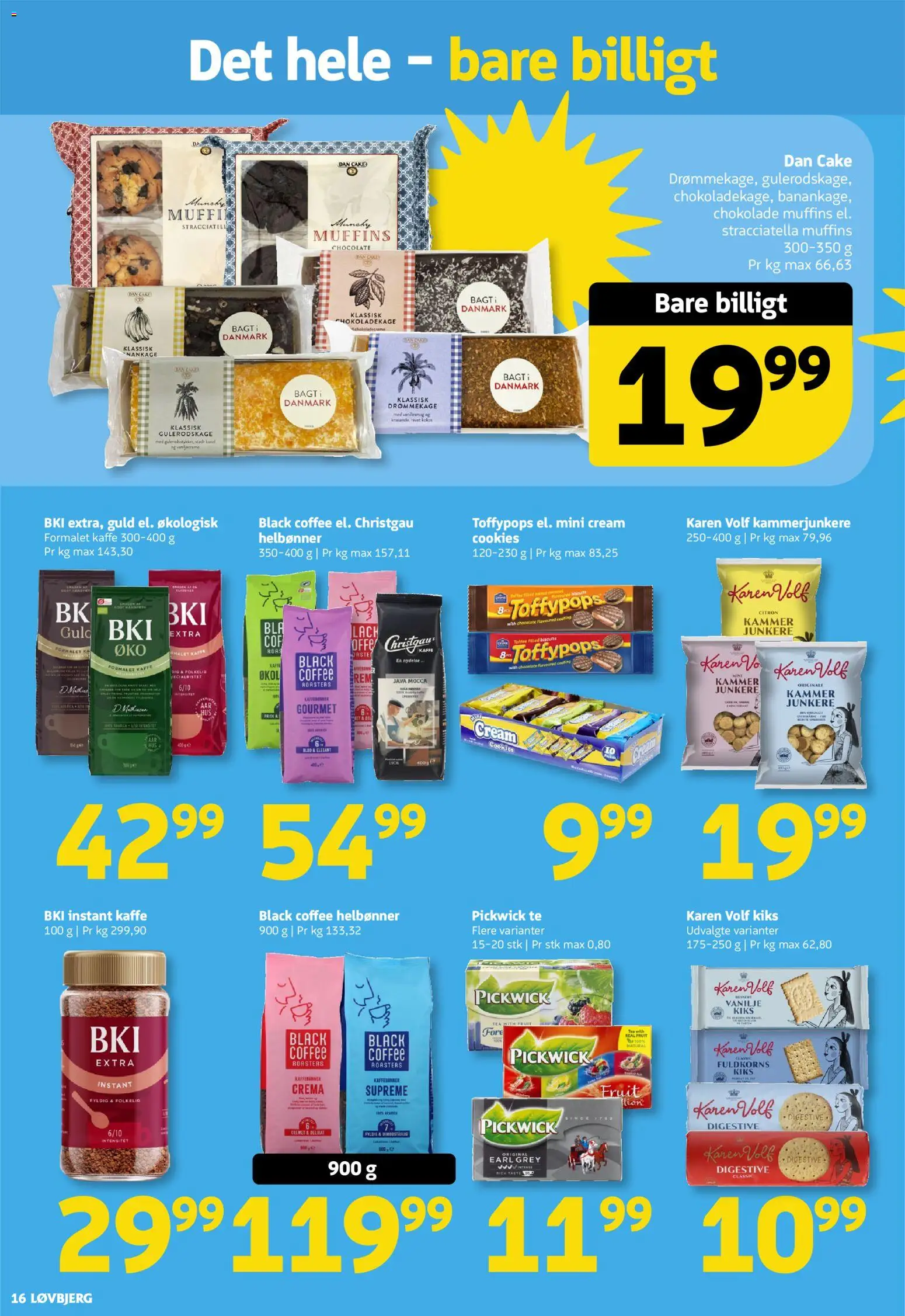 Løvbjerg tilbudsavis – gyldig fra 12.06.2026 | Side: 16 | Produkter: Kanel, Vanilje, Muffins, Instant Kaffe