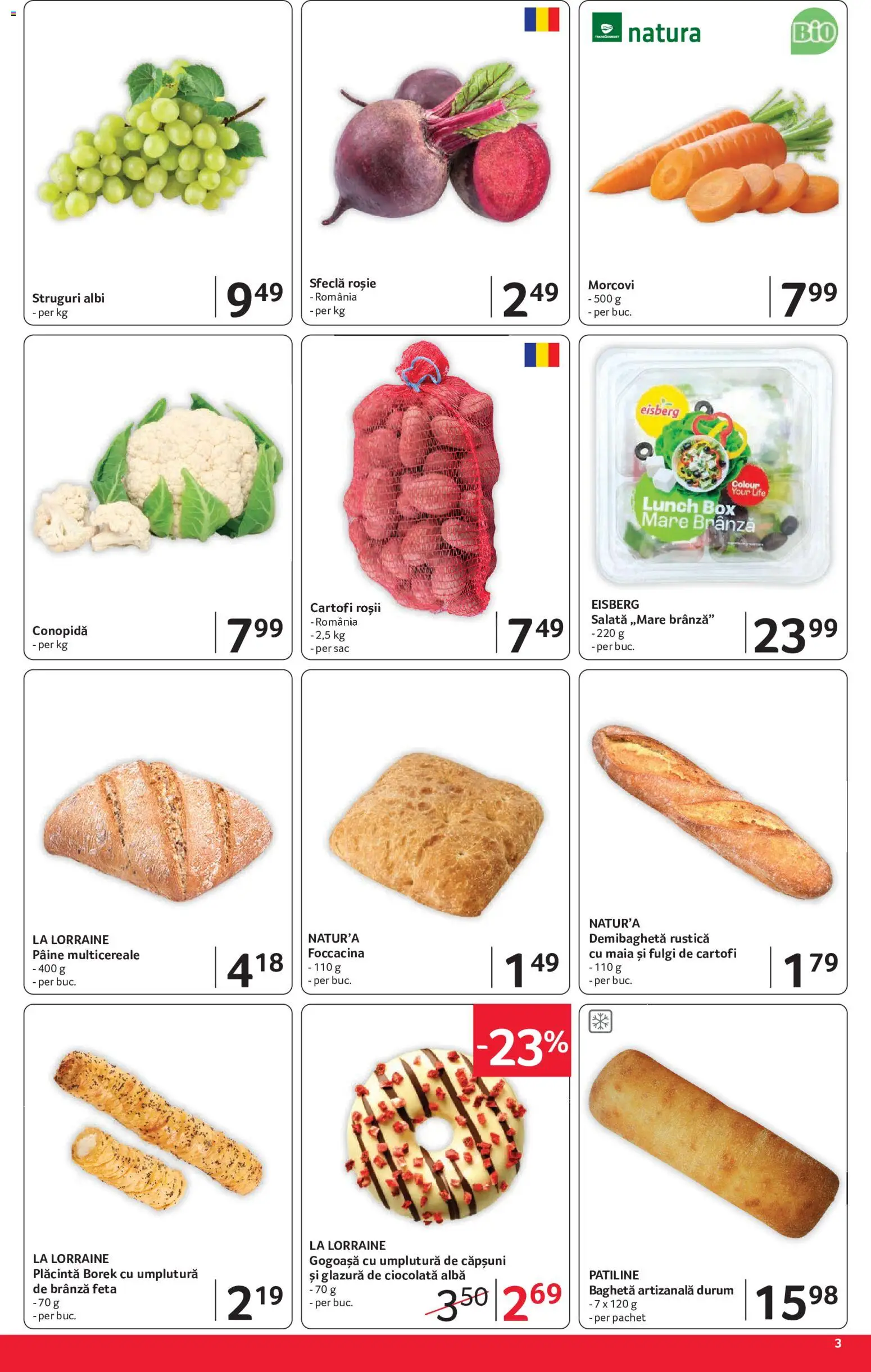 Noul catalog Selgros – valabil de la 21.08.2026 | Pagină: 3 | Produse: Alba, Ciocolată, Morcovi, Sfeclă