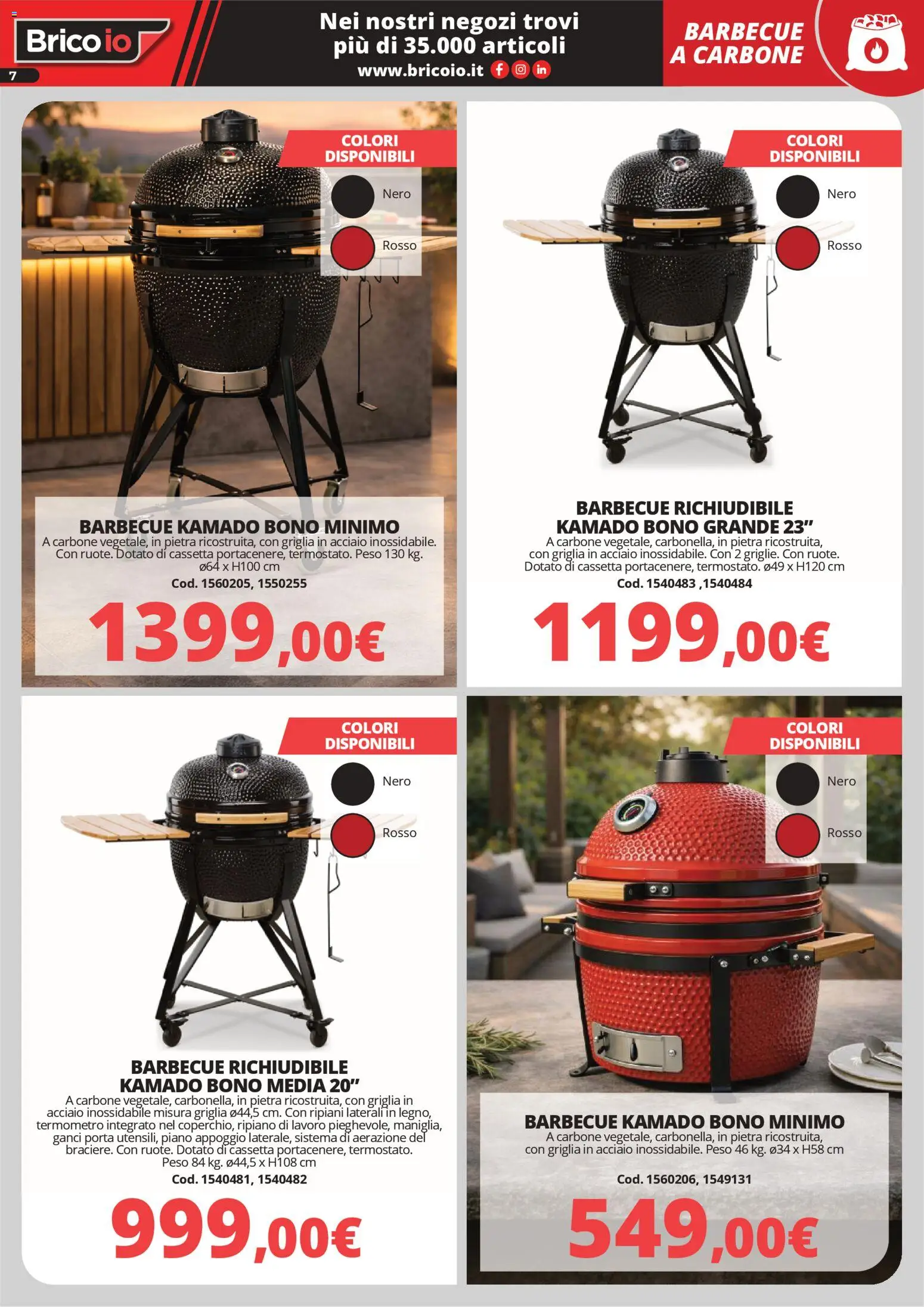 Volantino Brico io del 30.03.2026 | Pagina: 7 | Prodotti: Ripiano, Barbecue, Griglia, Termometro