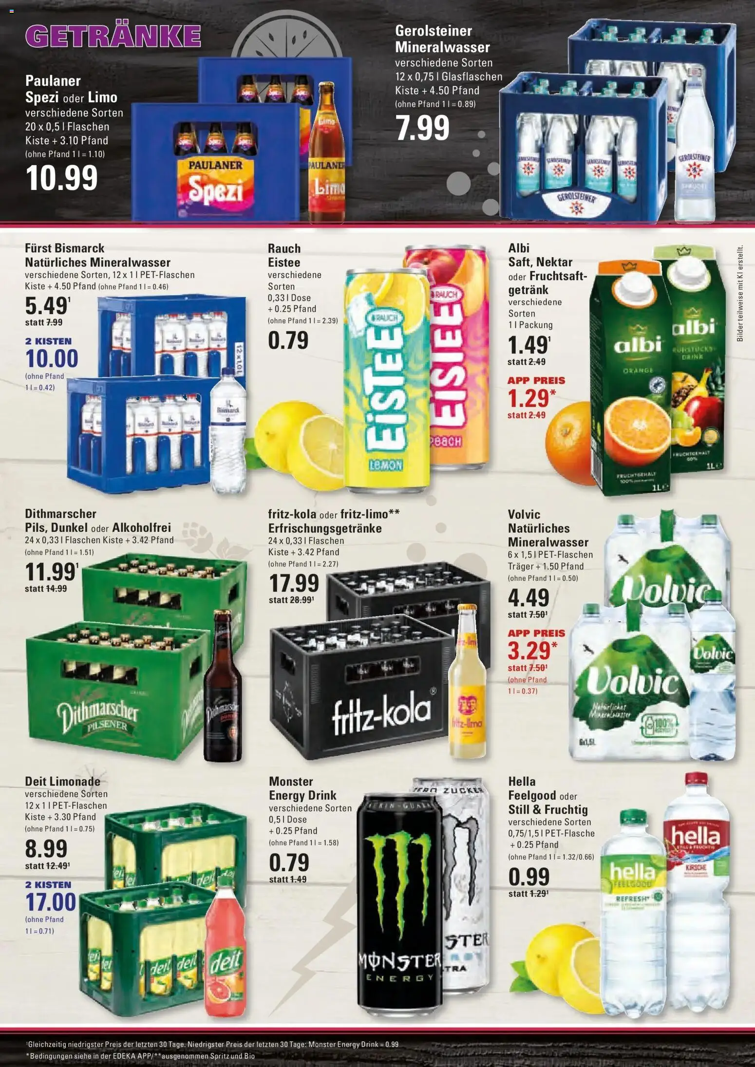 Edeka prospekt Stade	 – gültig ab 10.05.2026 | Seite: 14 | Produkte: Bilder, Volvic, Fruchtsaft, Gerolsteiner