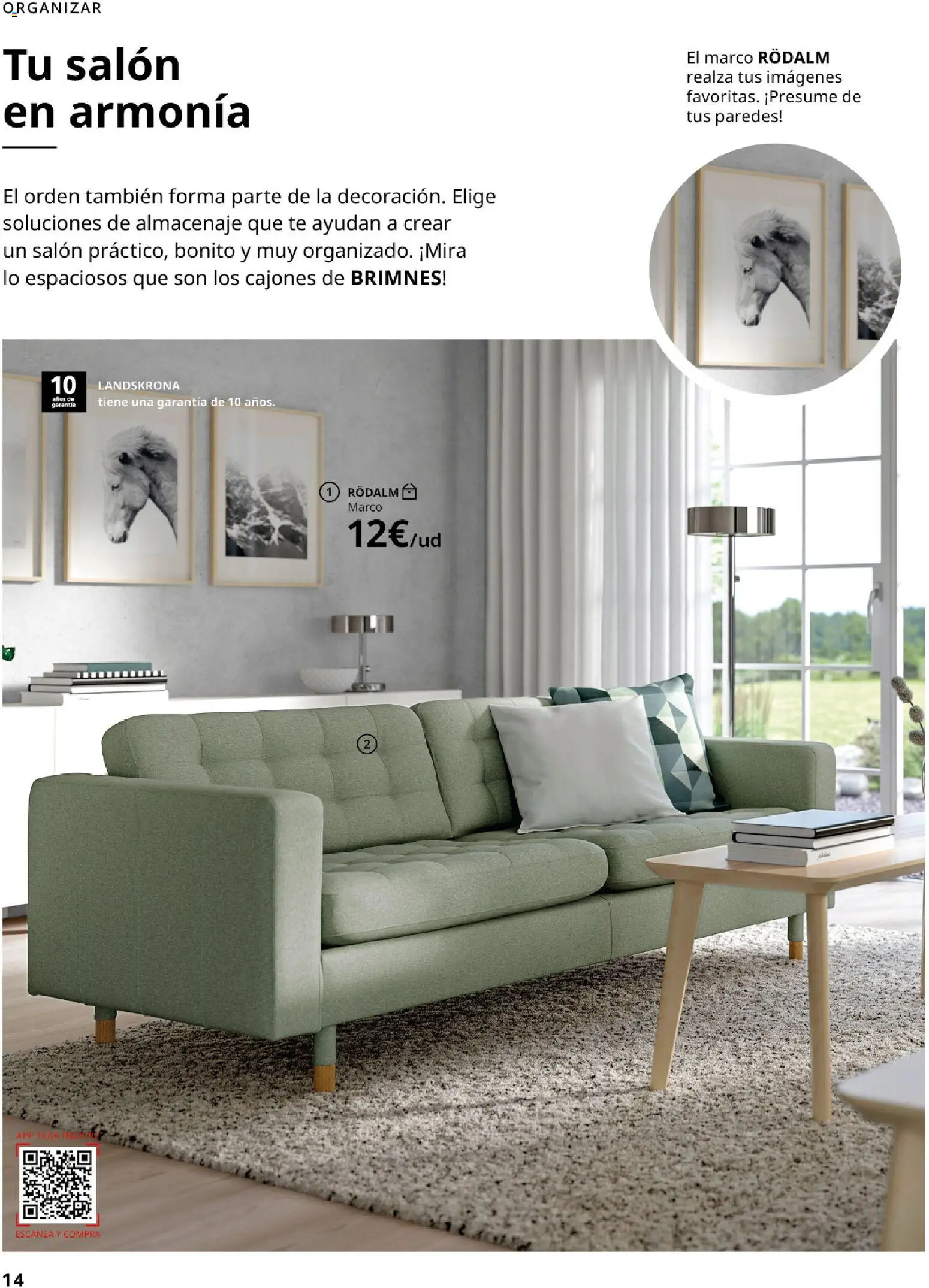 IKEA - Salones │ válido desde el 01/09/2026 | Página: 14 | Productos: Salón, Té, Marco, Almacenaje