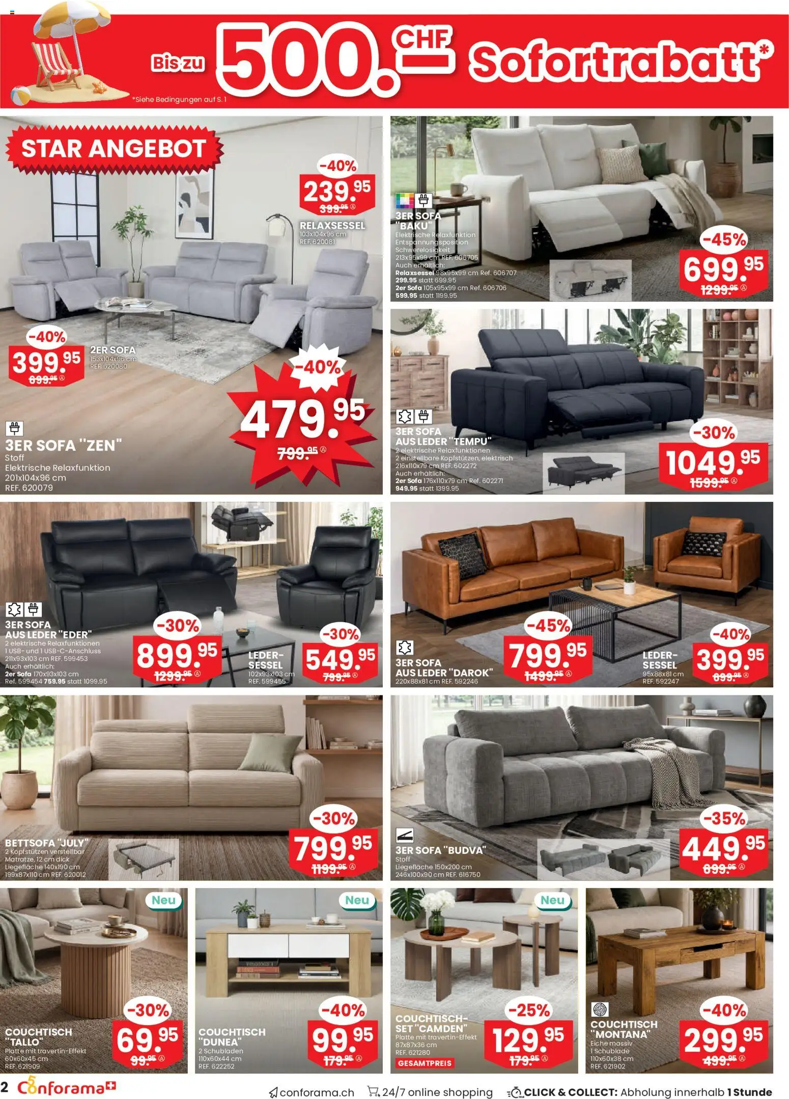 Conforama aktionen – gültig ab 22.07.2026 | Seite: 2