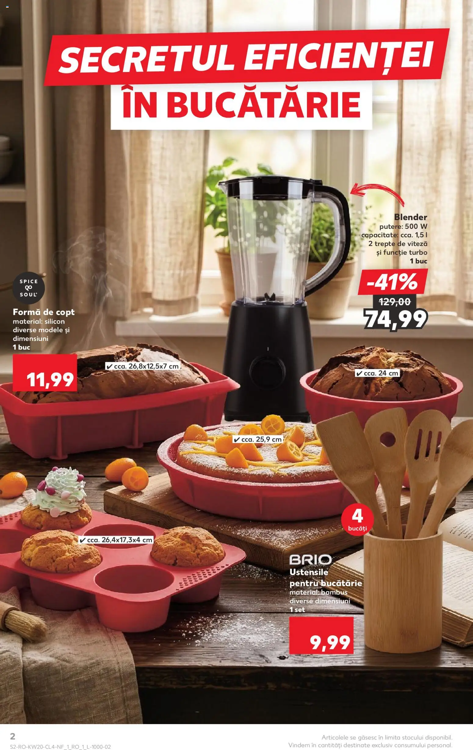 Noul catalog Kaufland – valabil de la 13.05.2026 | Pagină: 2 | Produse: Blender, Bucătărie