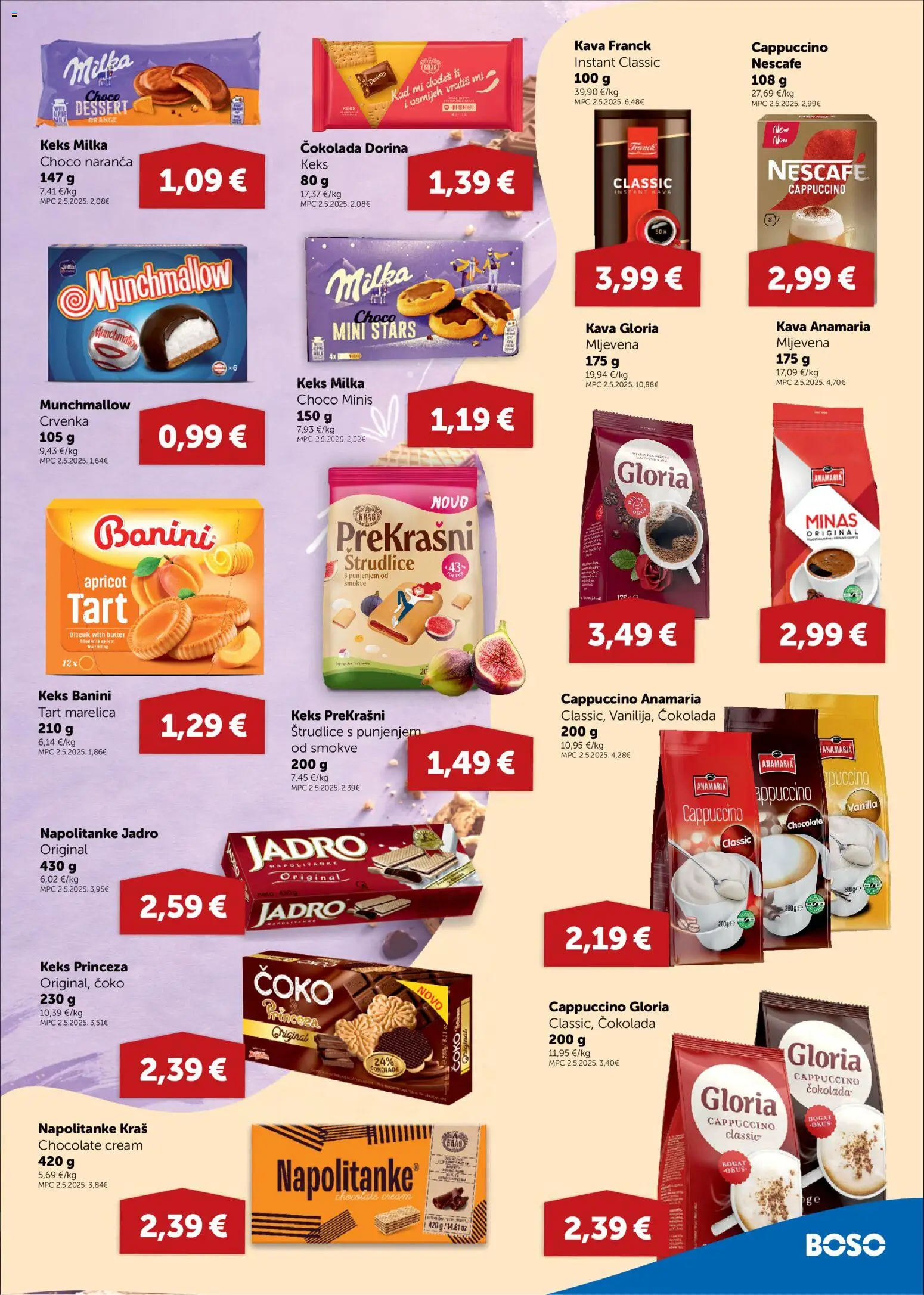 Boso katalog | vrijedi od 21.05.2026 | Stranica: 9 | Proizvodi: Čokolada, Keks, Milka, Cappuccino