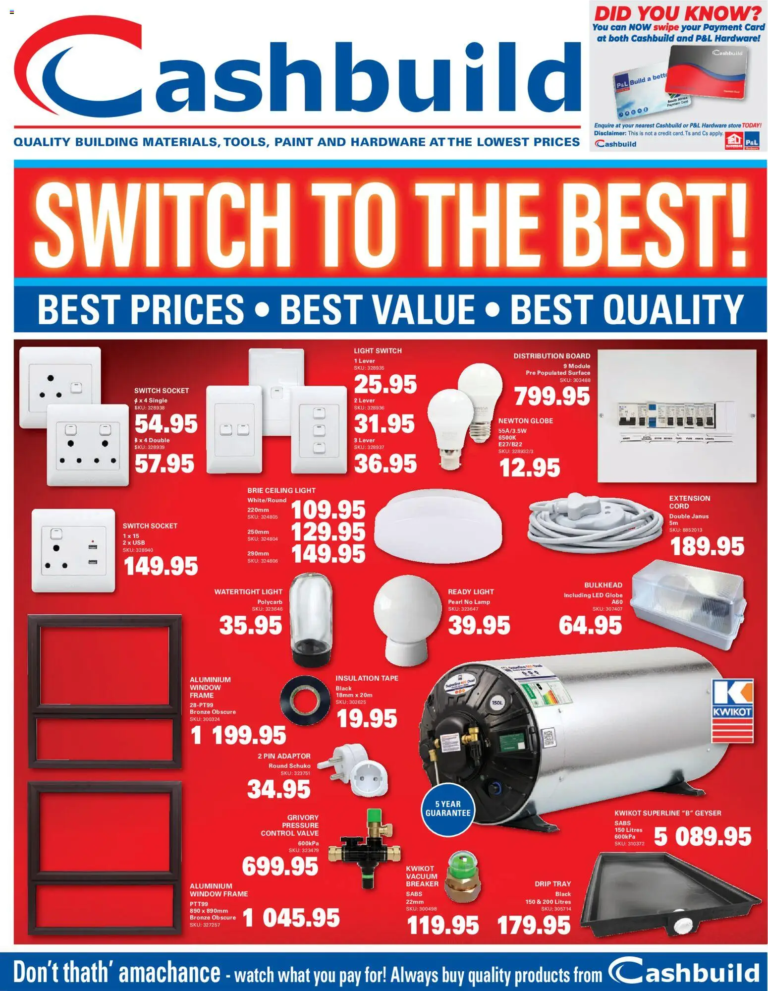 New Cashbuild catalogue – valid from 25.05.2026 | Page: 1