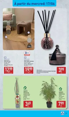 Aldi - Prévisualisation de Aldi catalogue valide à partir de 16.06.2026 | Page: 37 | Produits: Parfum, Diffuseur, Tapis en jute, Tapis