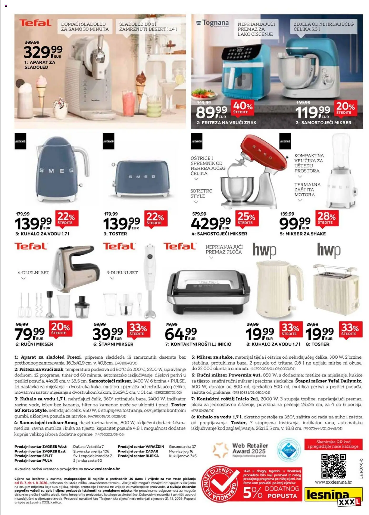 Lesnina katalog | vrijedi od 13.07.2026 | Stranica: 12 | Proizvodi: Roštilj, Mikser, Friteza, Sladoled