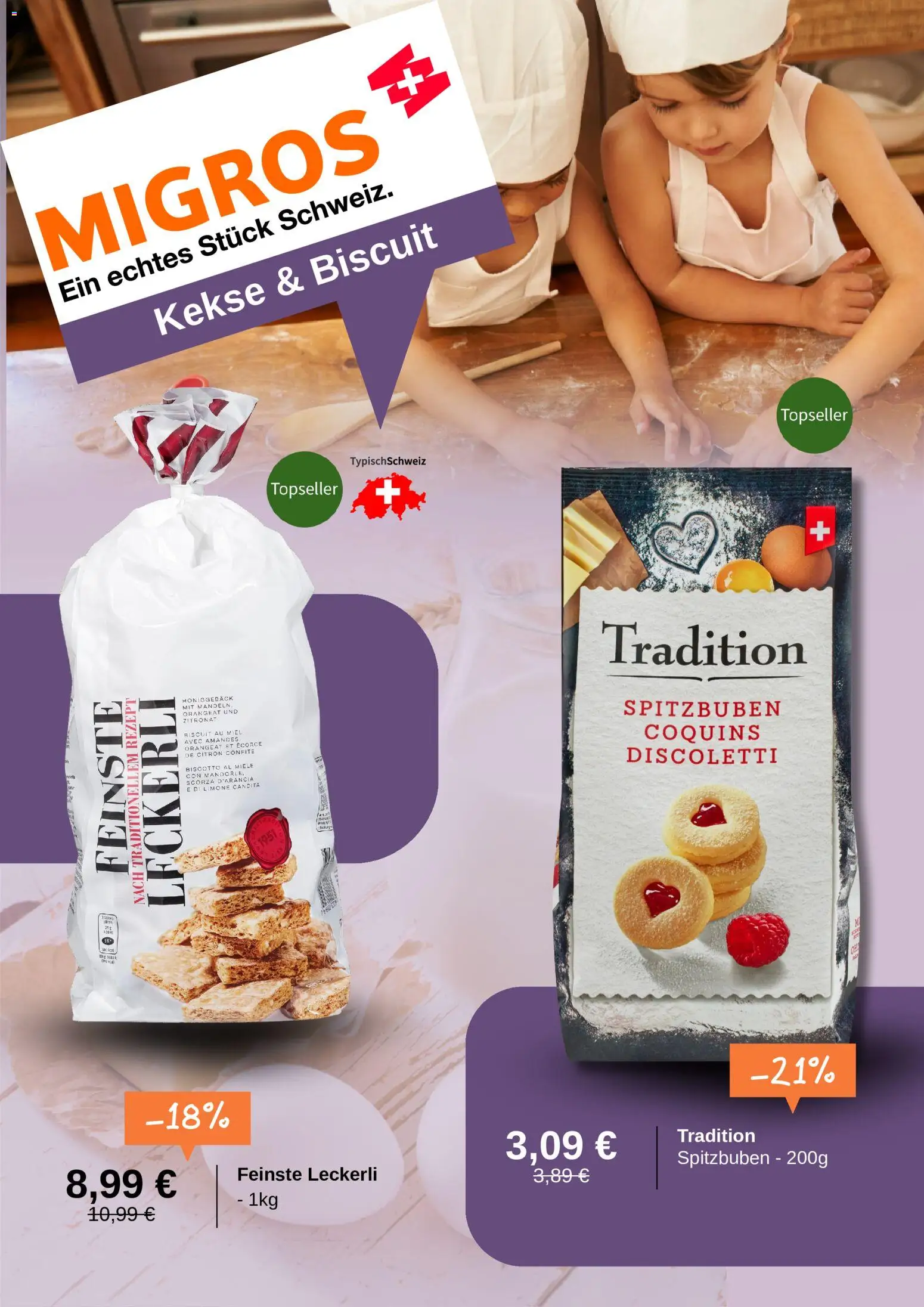Migros Prospekt – gültig ab 25.08.2026 | Seite: 3 | Produkte: Kekse