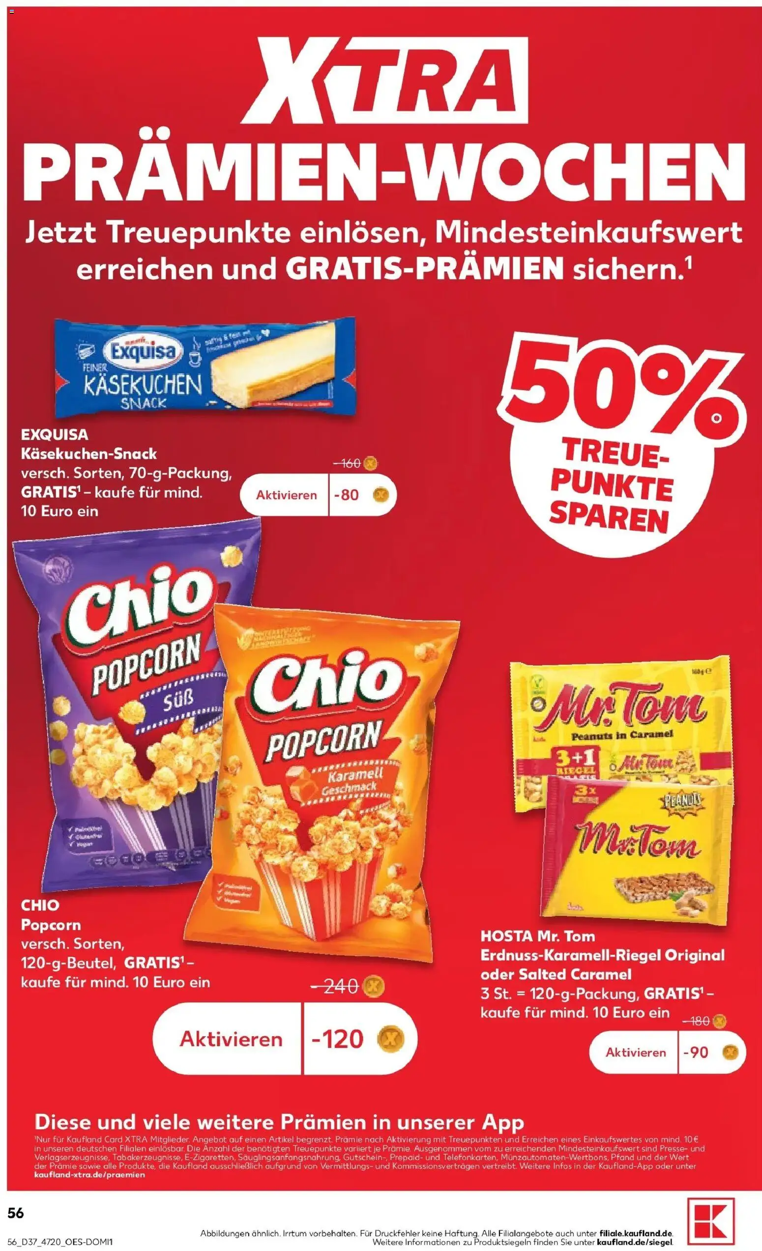 Prospekt Kaufland ab 10.09.2026 » Angebote Online zum Blättern | Seite: 56 | Produkte: Presse, Exquisa, Popcorn