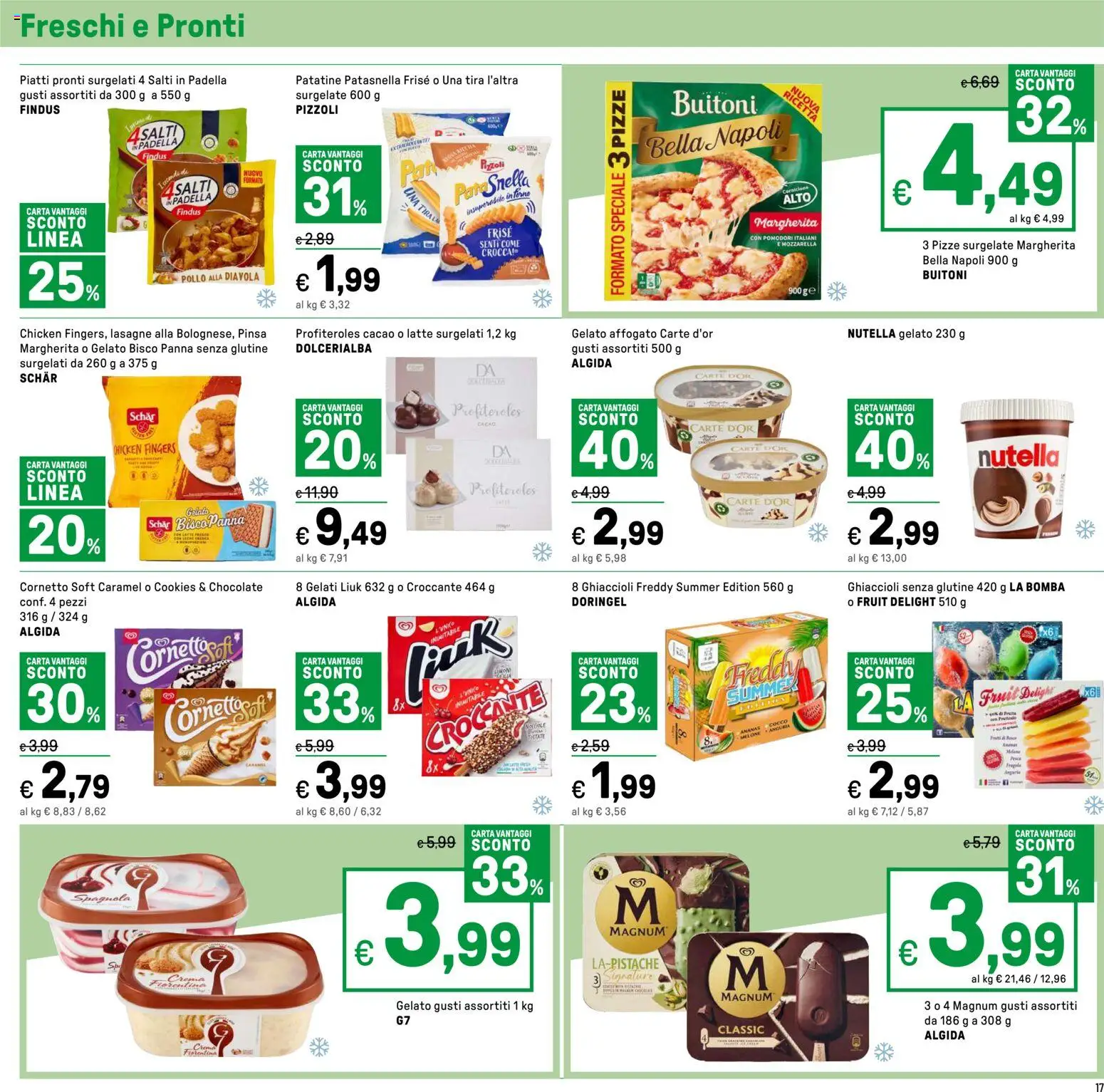 Volantino Iper del 04.06.2026 | Pagina: 17 | Prodotti: Patatine, Mozzarella, Cacao, Padella