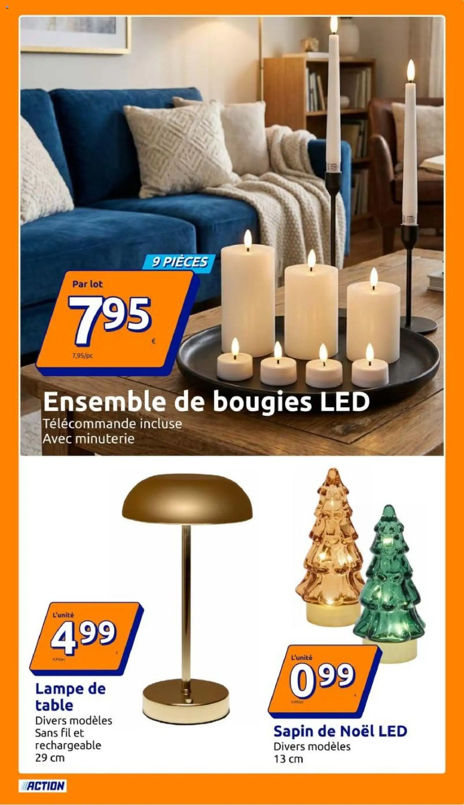 {H1} | Page: 11 | Produits: Sapin de Noël, Lampe, Bougies, Télécommande