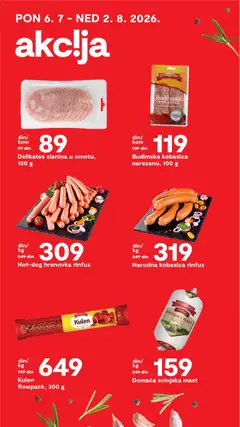 Matijevic katalog - pregled Matijevic kataloga - važi od 31.07.2026 | Strana: 19 | Proizvode: Mast, Kulen, Budimska kobasica, Kobasica