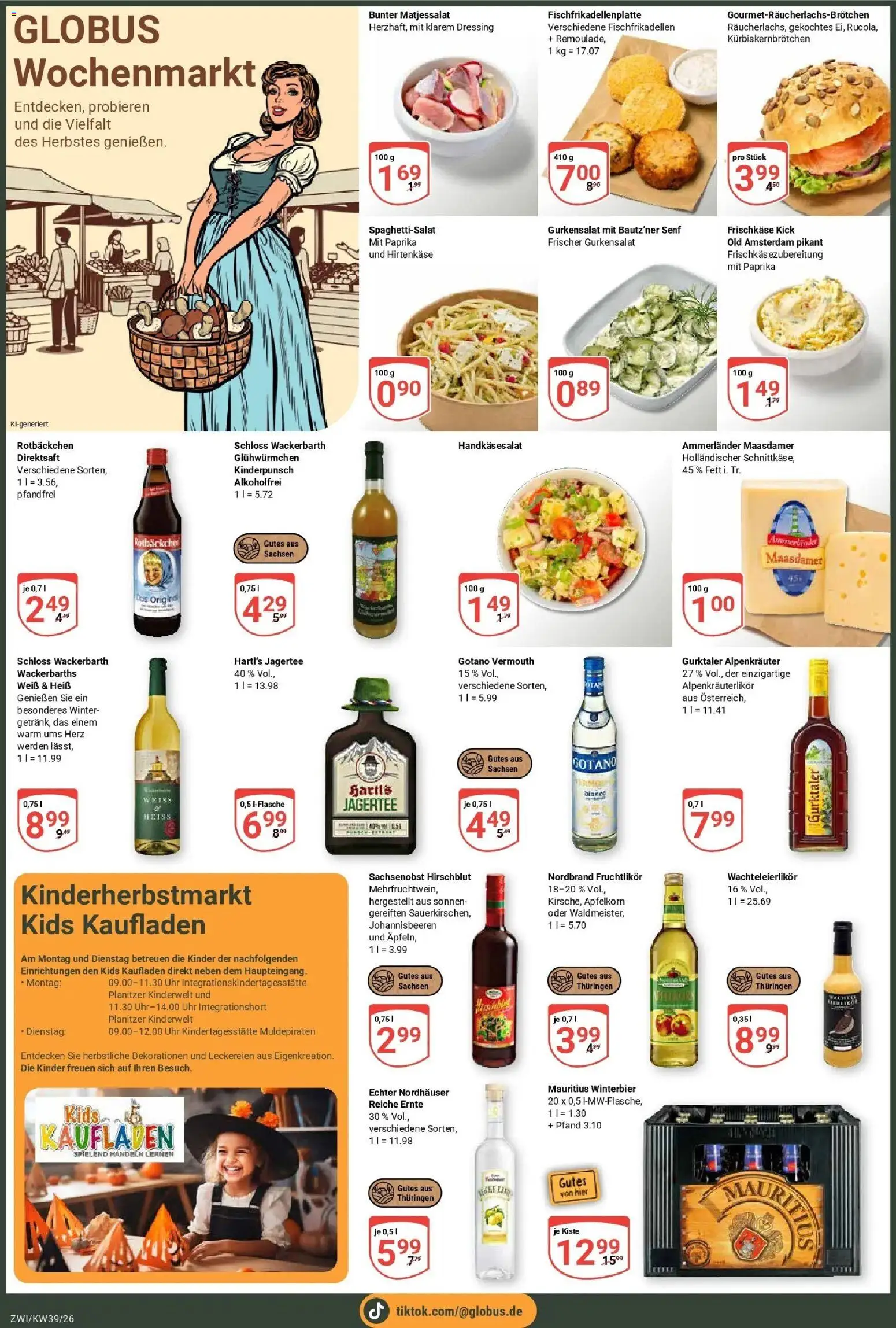 Globus Prospekt Zwickau (ab 21.09.2026) » Angebote online | Seite: 4 | Produkte: Dressing, Paprika, Uhr, Frischkase