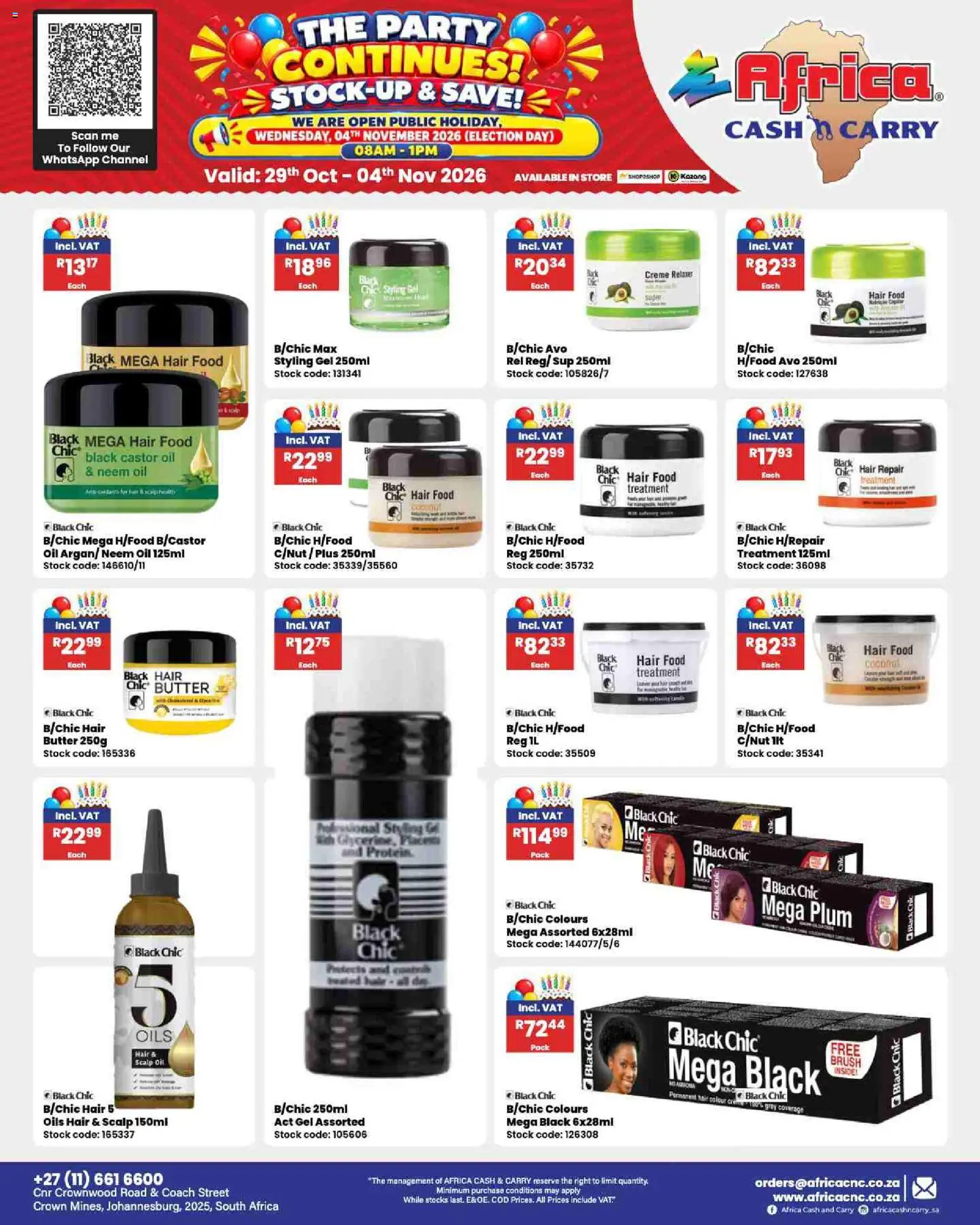 New Africa Cash & Carry catalogue – valid from 29/10/2026 | Page: 127