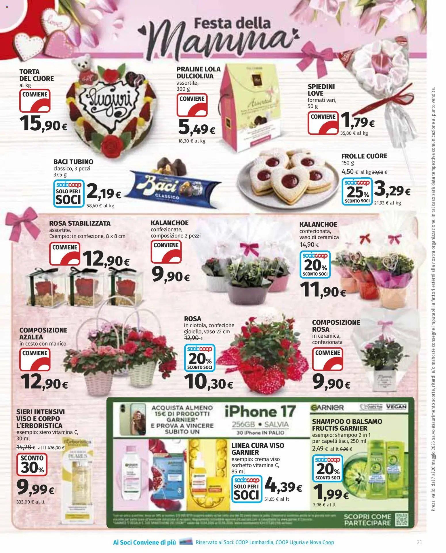 Volantino Ipercoop del 07.05.2026 | Pagina: 21 | Prodotti: Crema, Sorbetto, Torta, Spiedini