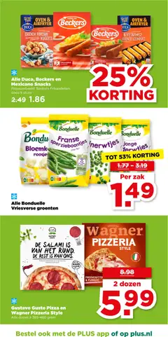 Alle Bonduelle Vriesverse groenten, Vriesverse groenten - Voorbeeld van een folder van Plus, geldig van 27.05.2026 | Pagina: 29