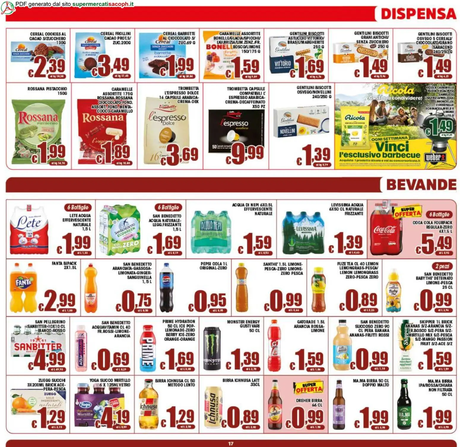 Volantino Sacoph del 10.06.2026 | Pagina: 17 | Prodotti: Limone, Ananas, Astuccio, Menta