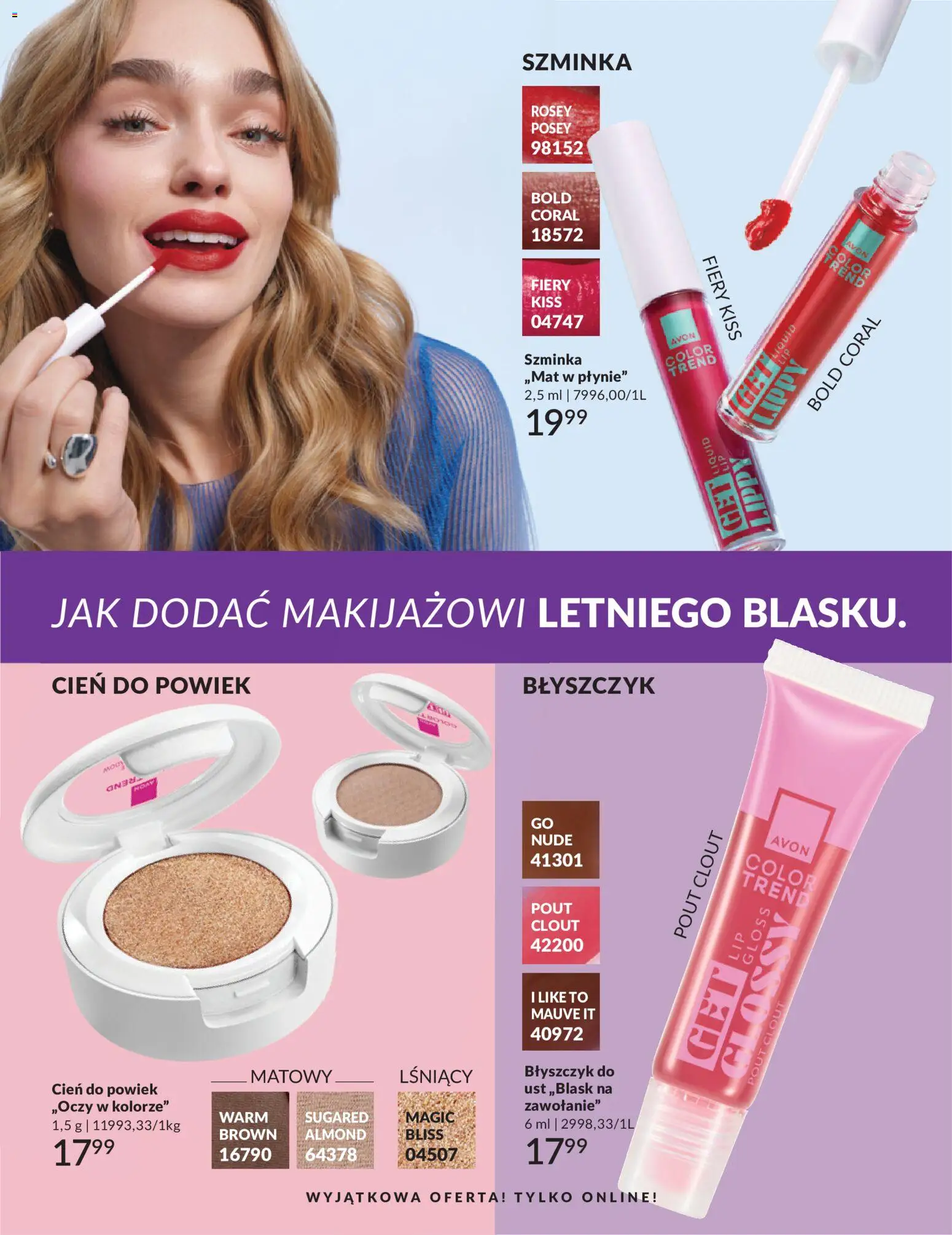 Avon Katalog 6 2026 od 01.06.2026 | Strona: 190 | Produkty: Szminka, Błyszczyk