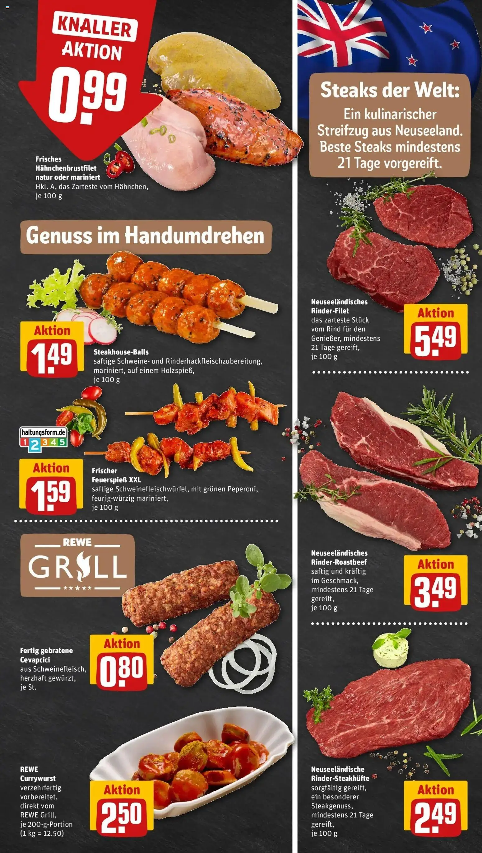 Rewe Prospekt Gladbeck – gültig ab 13.07.2026 | Seite: 7 | Produkte: Rinderfilet, Cevapcici