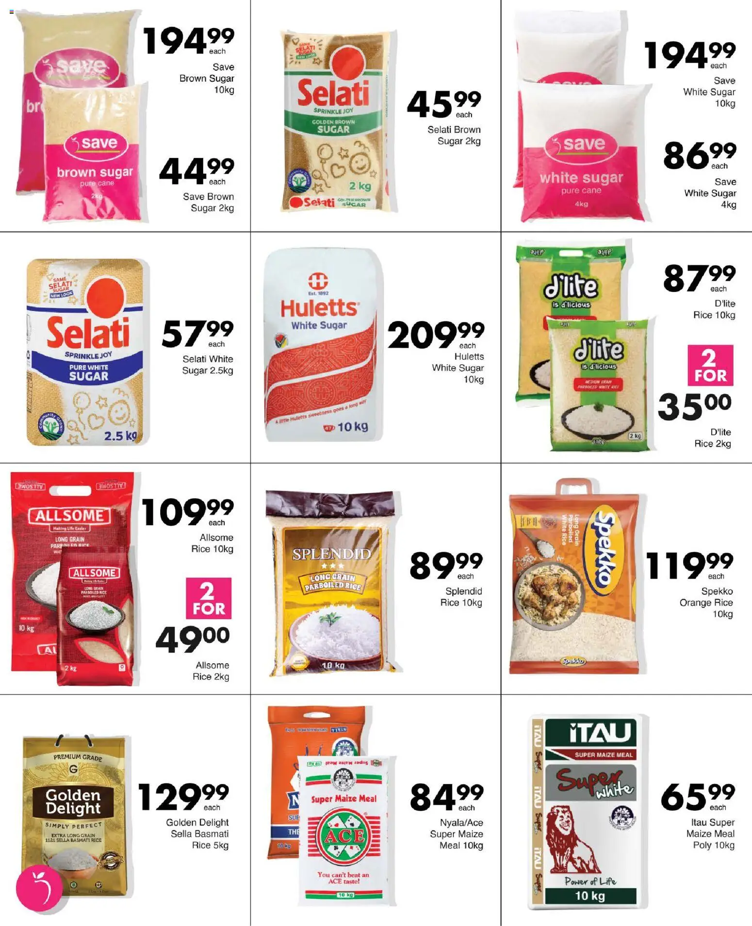 New Save catalogue – valid from 29/09/2026 | Page: 27 | Products: Sweetness, Maize meal, Rice, Sugar