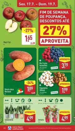 Pré-visualização Batata-doce Nacional, Batata-doce Nacional kg válido de 13/07/2026 | Página: 24 | Produtos: Batata-doce, Maça, Vaso, Cogumelos