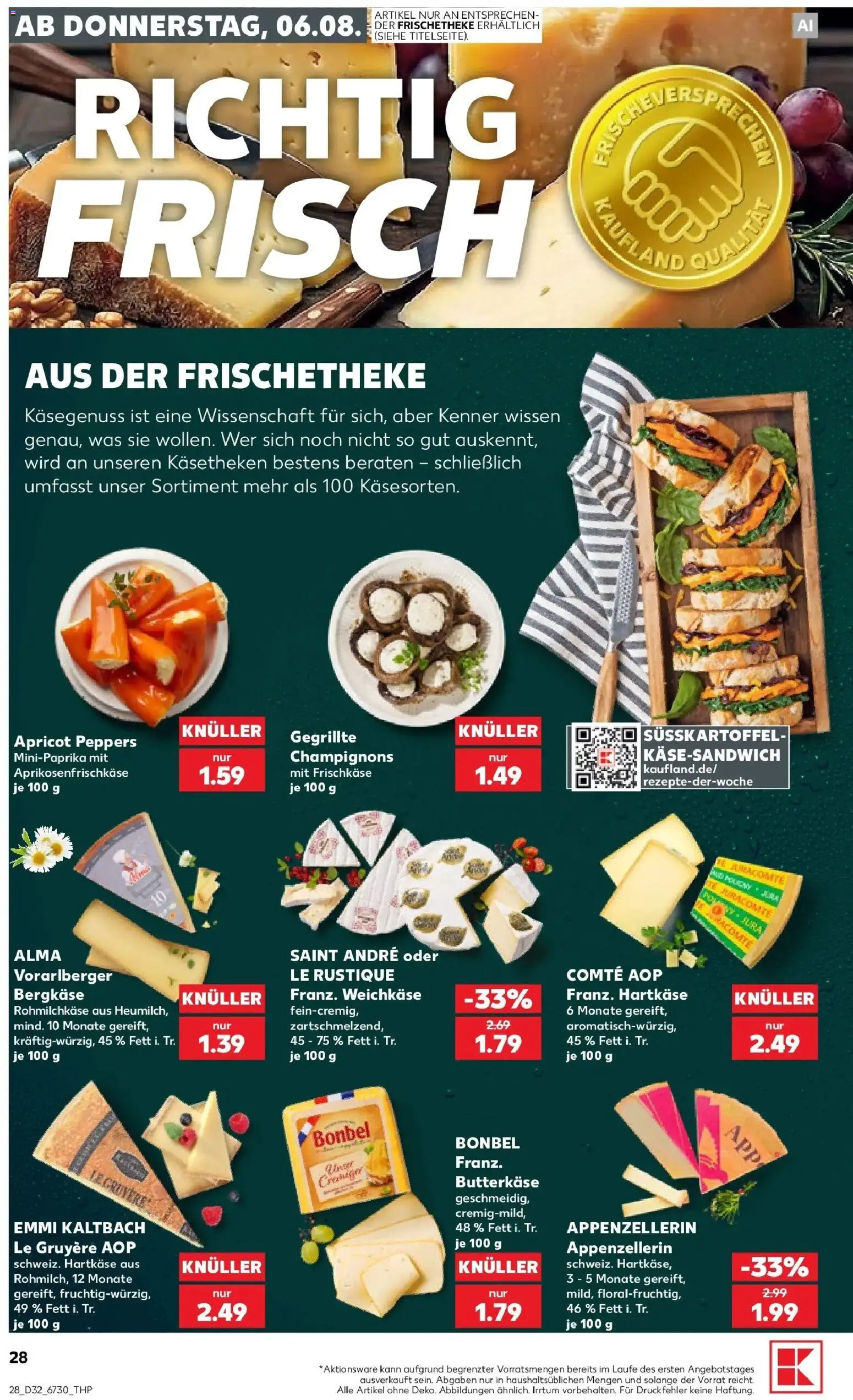 Kaufland Prospekt Borna – gültig ab 03.08.2026 | Seite: 37 | Produkte: Jura, Champignons, Frischkase
